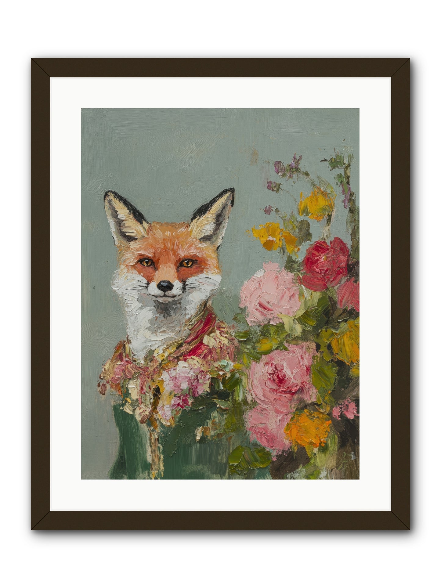Obscured Paradise -- Framed Print - Black 18x24