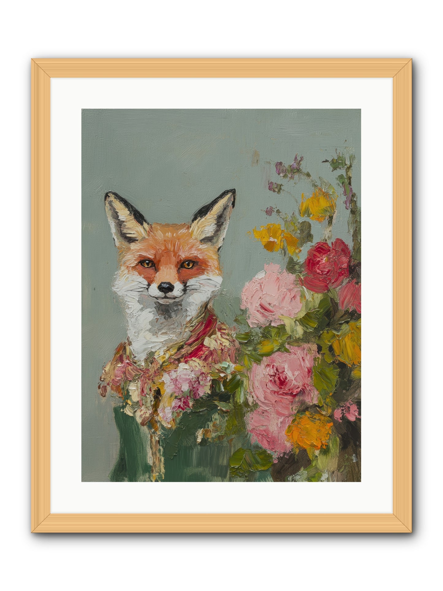 Obscured Paradise -- Framed Print - Natural 18x24