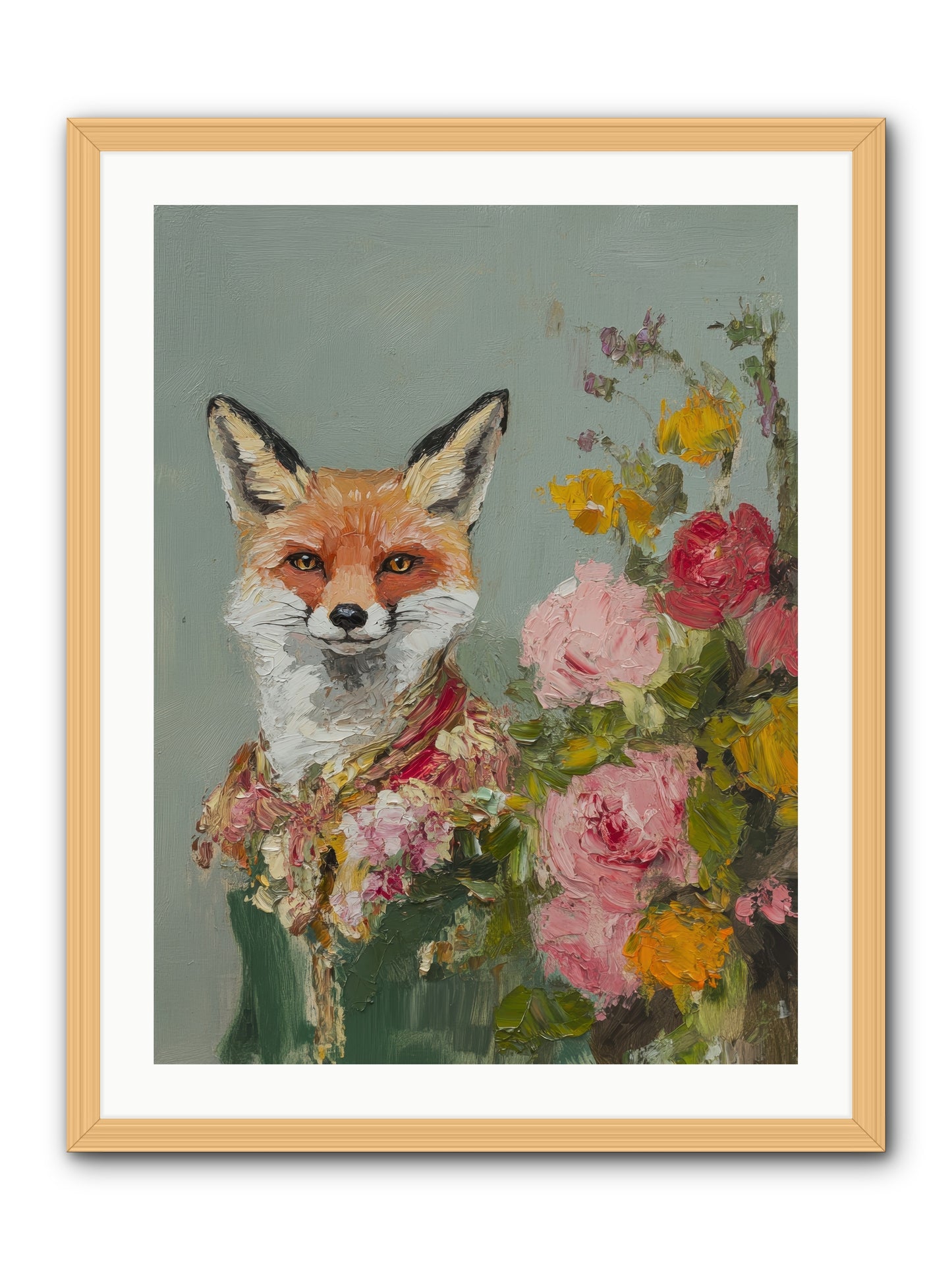 Obscured Paradise -- Framed Print - Natural 24x32