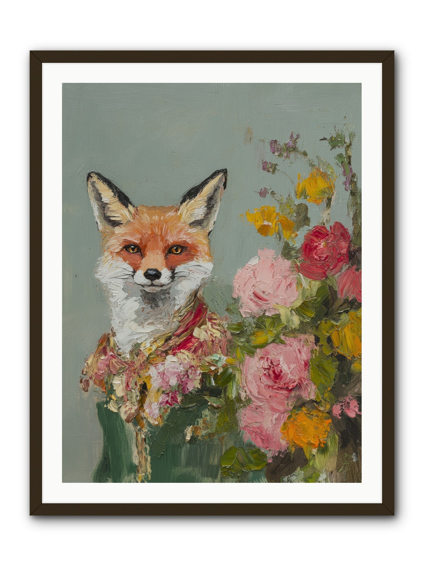 Obscured Paradise -- Framed Print - Black 30x40