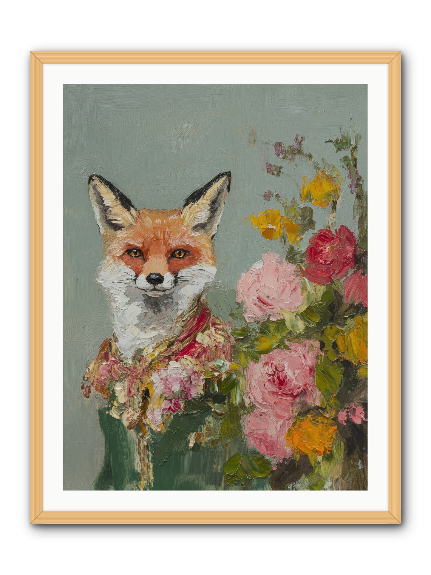 Obscured Paradise -- Framed Print - Natural 30x40