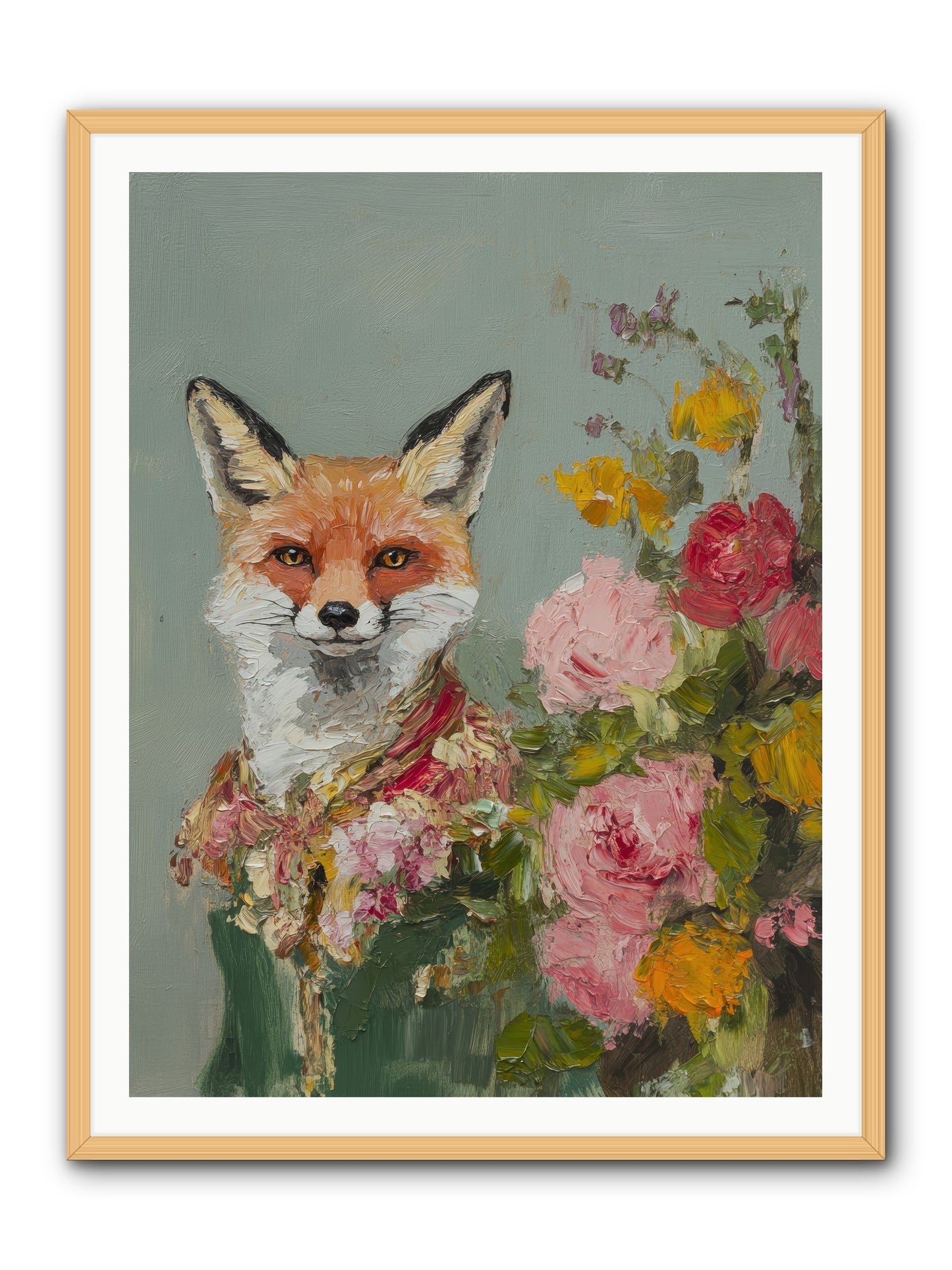 Obscured Paradise -- Framed Print - Natural 36x48