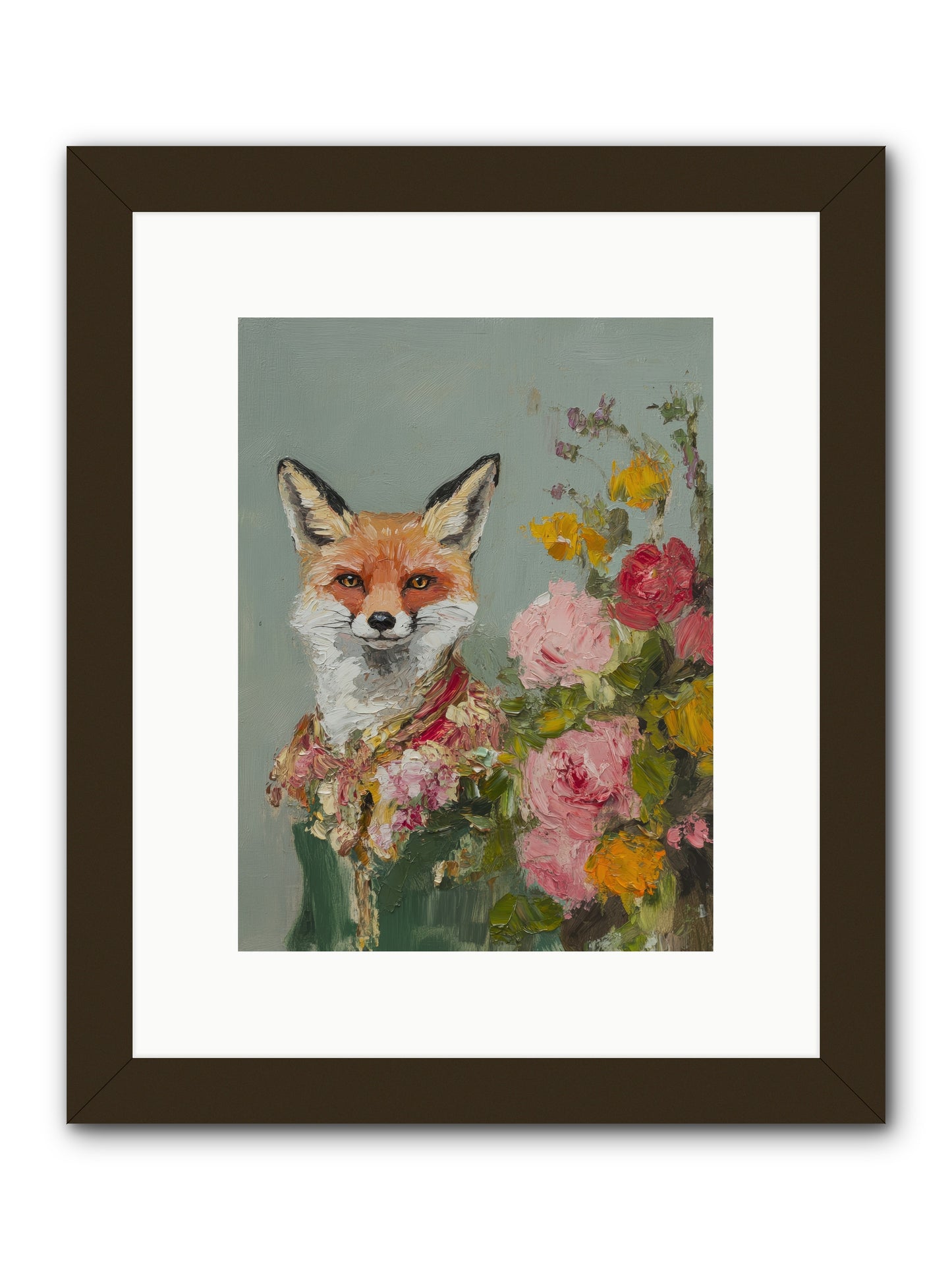 Obscured Paradise -- Framed Print - Black 9x12