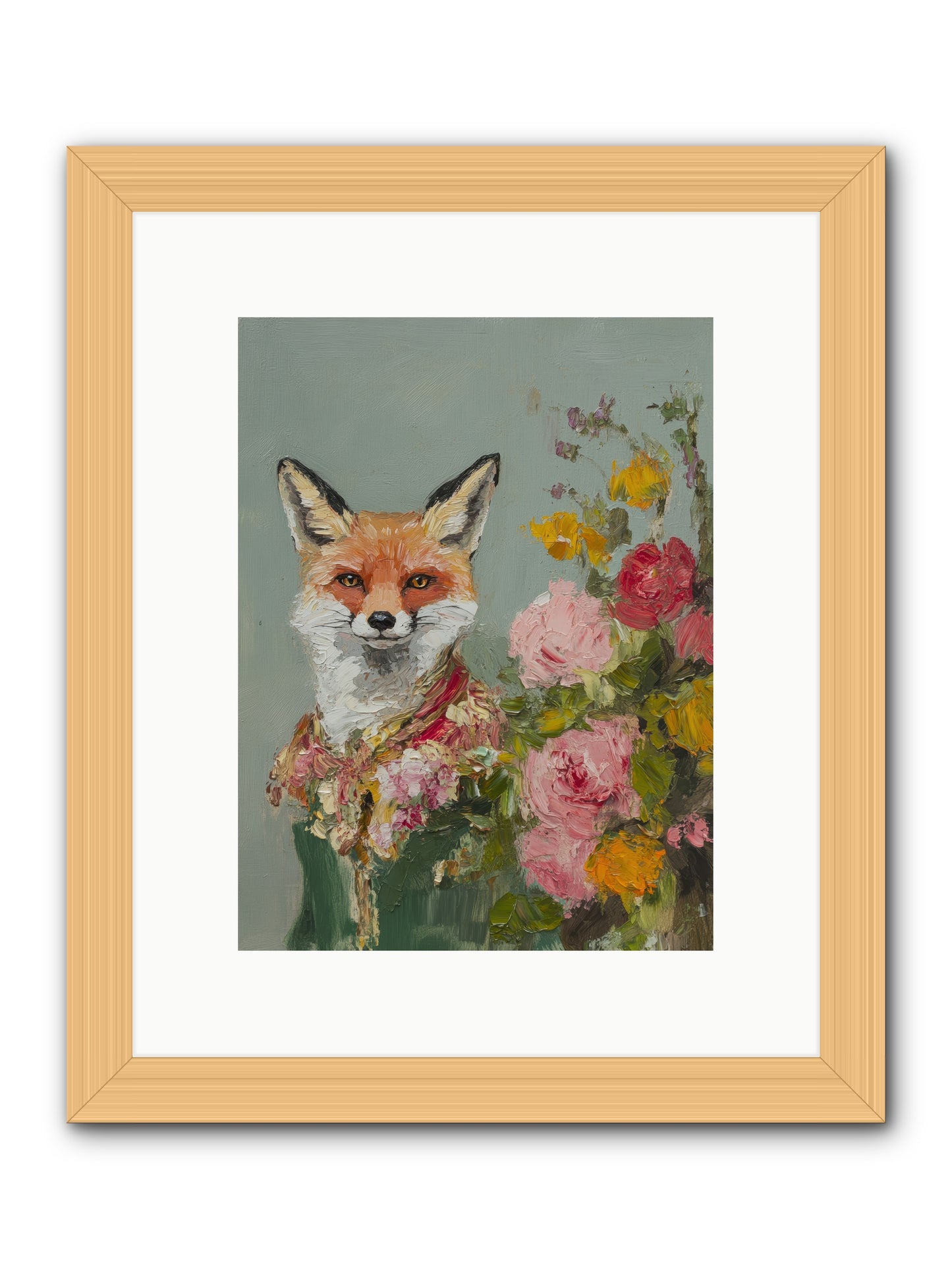 Obscured Paradise -- Framed Print - Natural 9x12