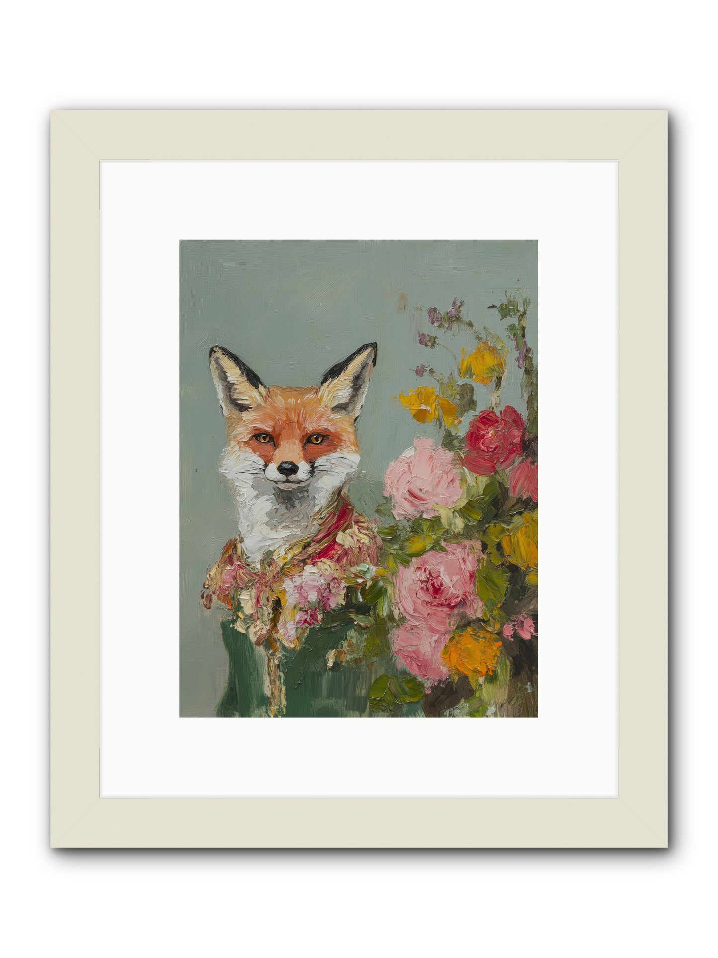 Obscured Paradise -- Framed Print - White 9x12
