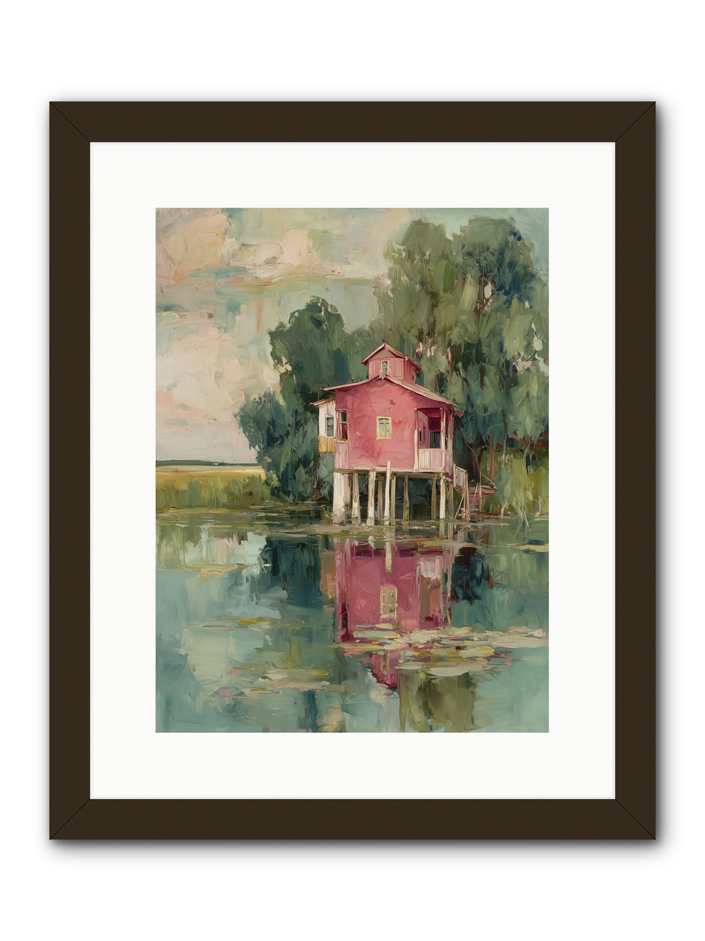 Observatory of Wonder -- Framed Print - Black 12x16