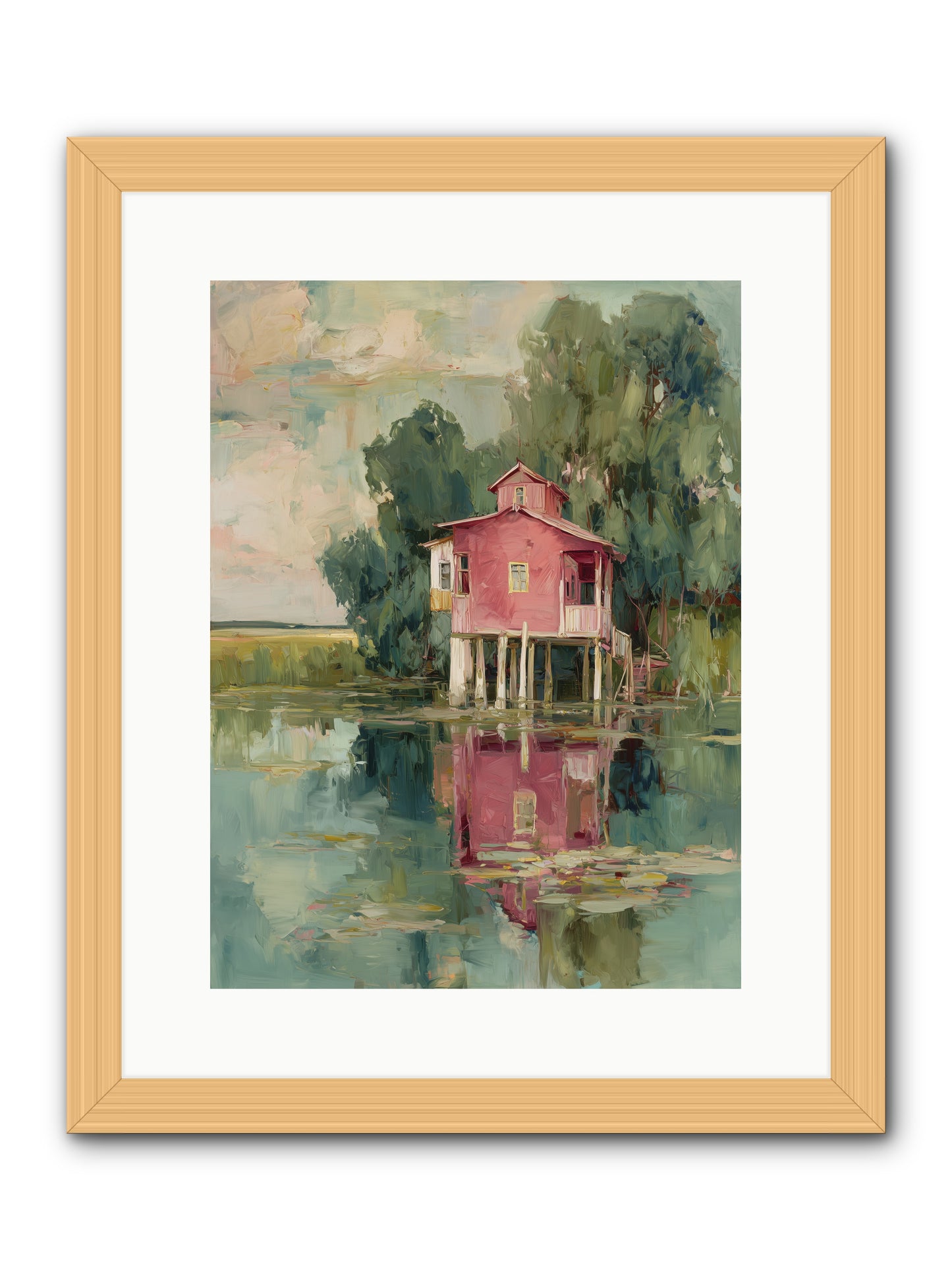 Observatory of Wonder -- Framed Print - Natural 12x16