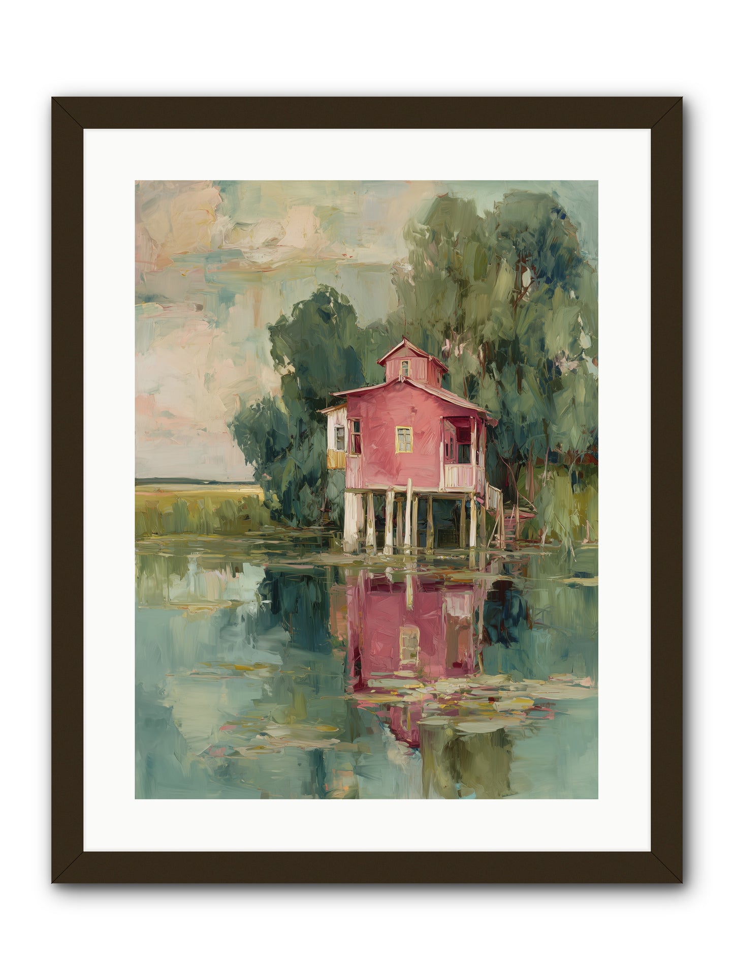 Observatory of Wonder -- Framed Print - Black 18x24
