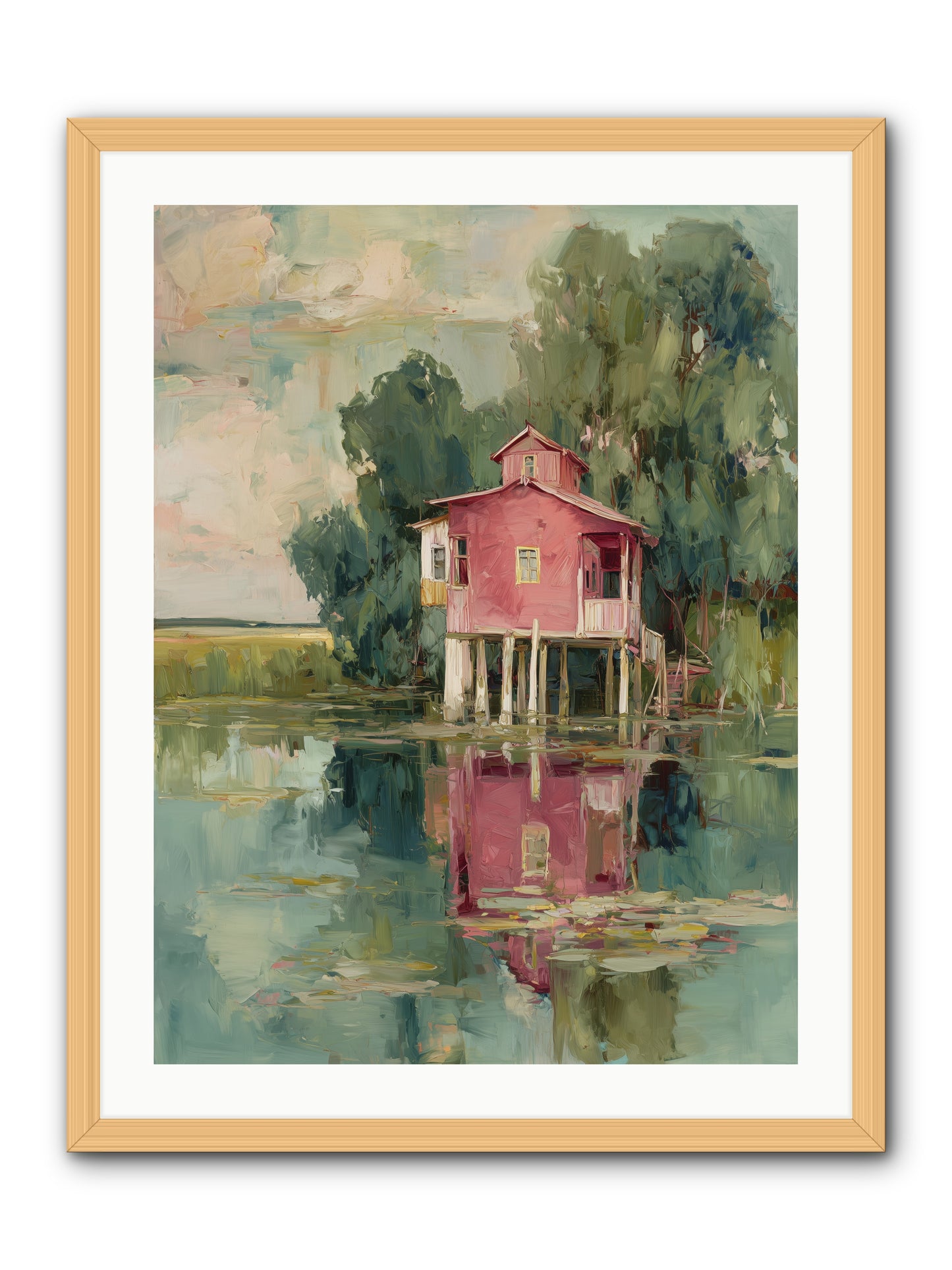 Observatory of Wonder -- Framed Print - Natural 24x32