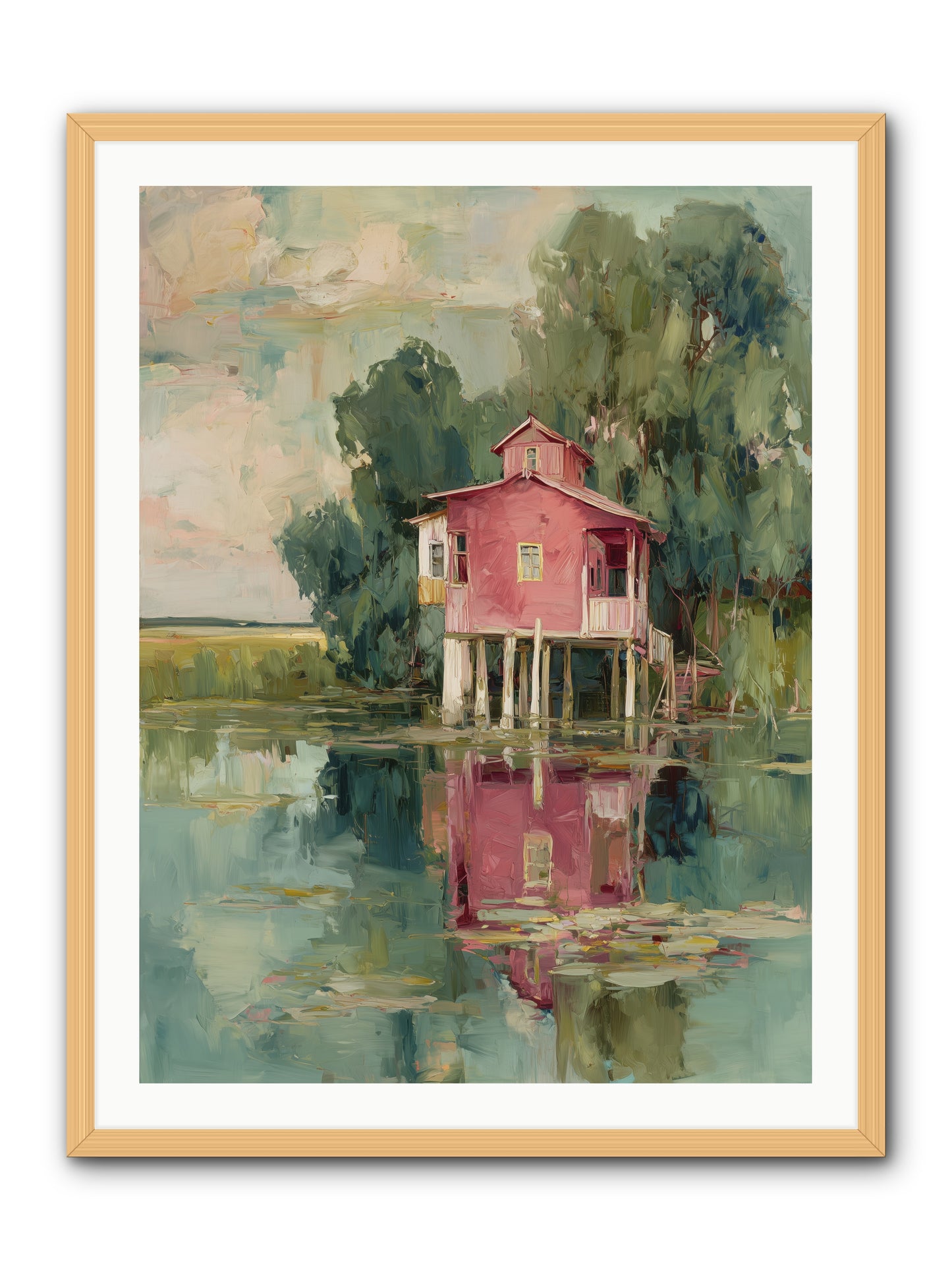 Observatory of Wonder -- Framed Print - Natural 30x40
