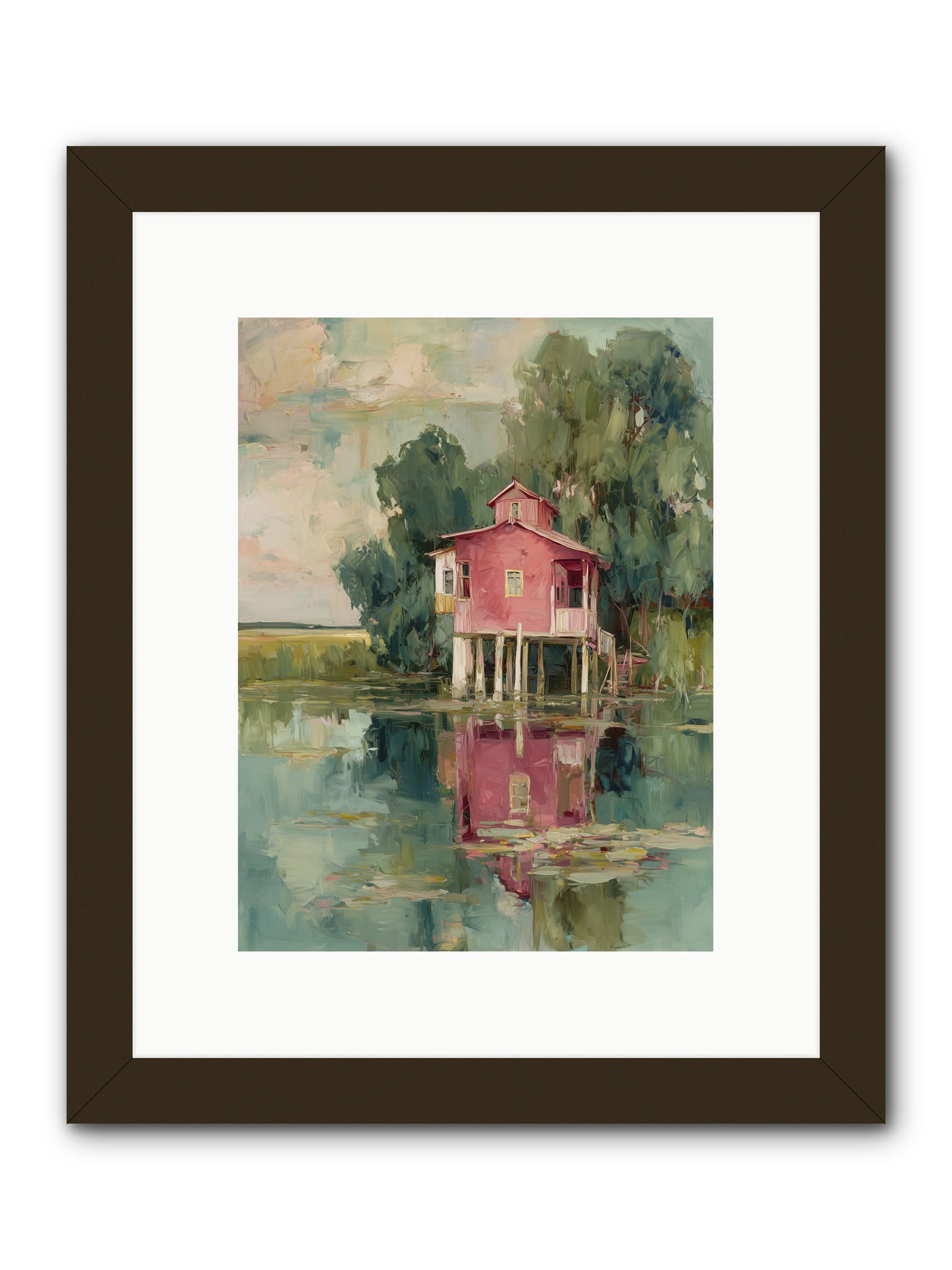 Observatory of Wonder -- Framed Print - Black 9x12