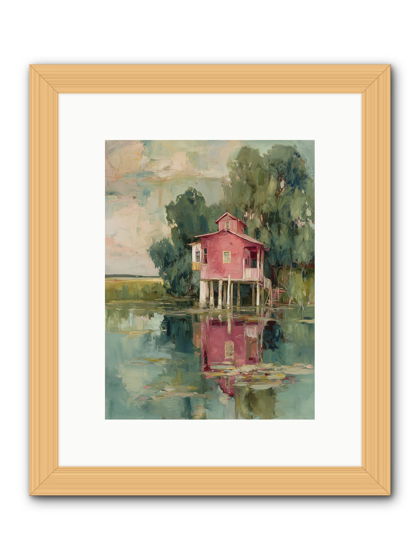 Observatory of Wonder -- Framed Print - Natural 9x12