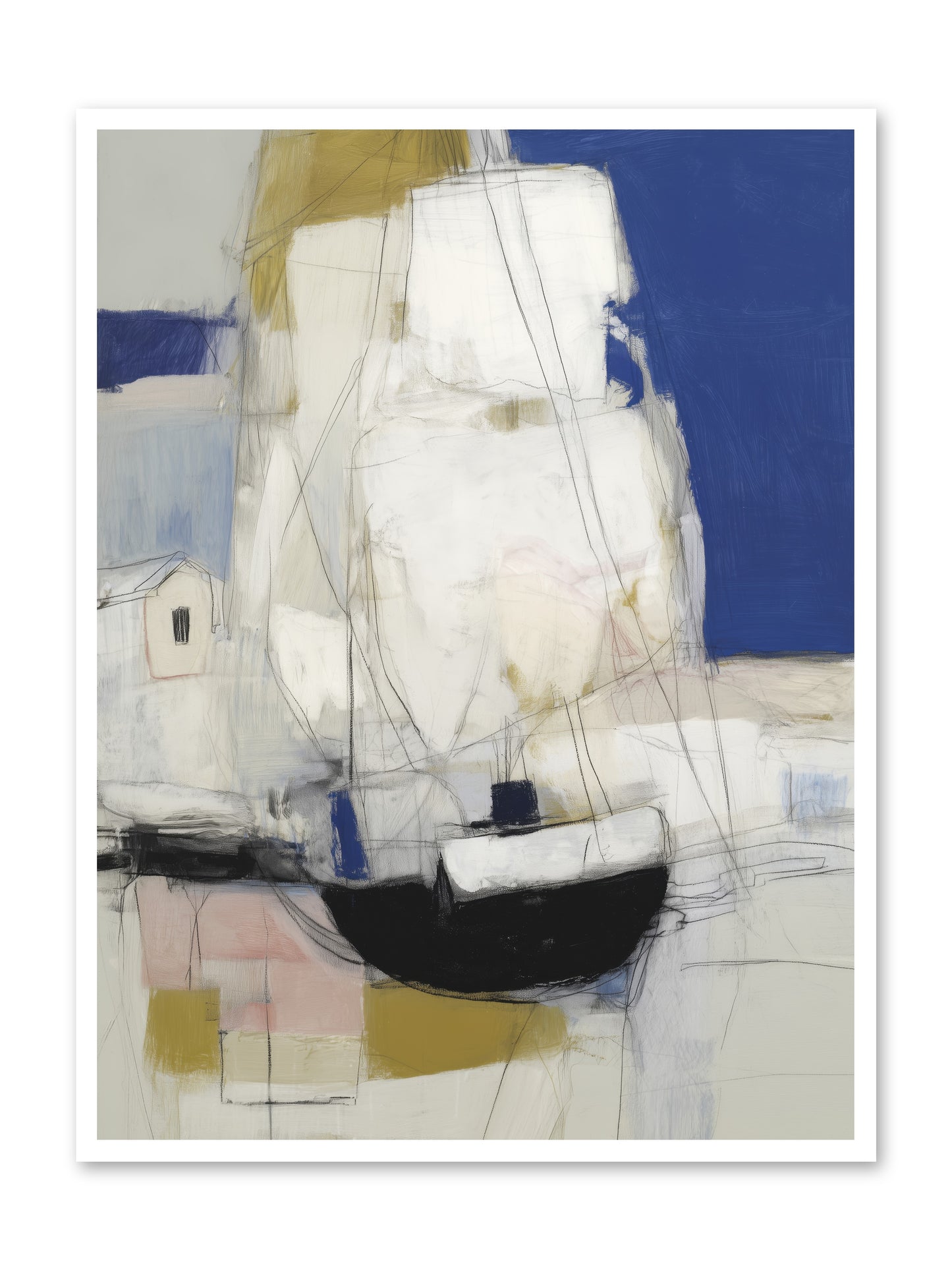 Obsidian Harbor -- Paper Print 36x48