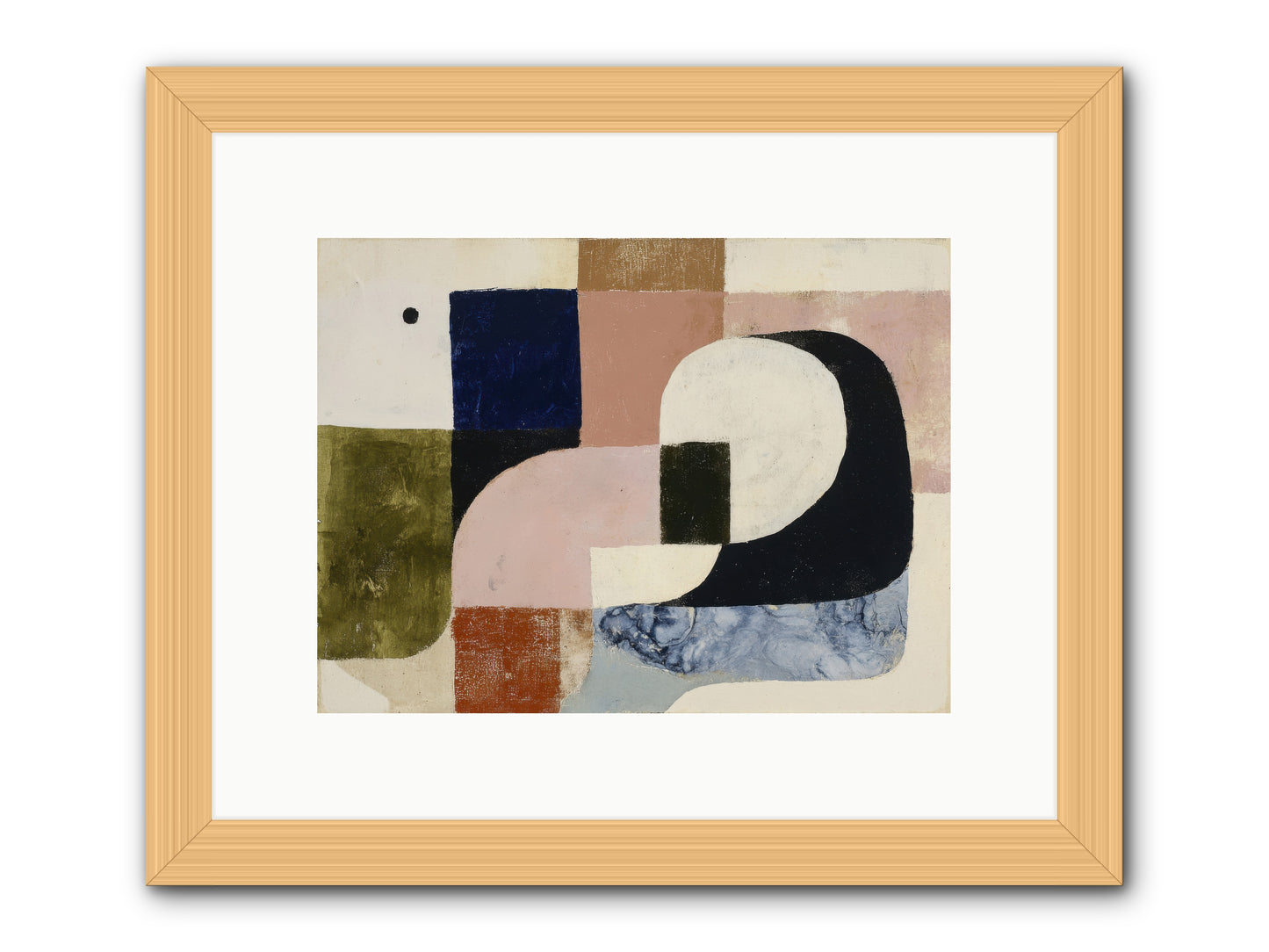 Obsidian Quest No.2 -- Framed Print - Natural 12x9