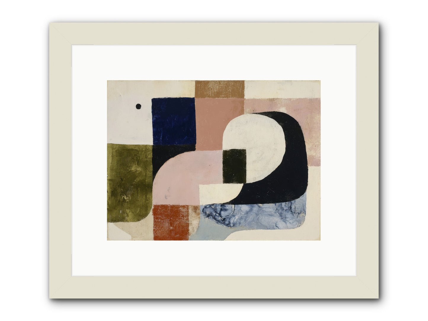 Obsidian Quest No.2 -- Framed Print - White 12x9