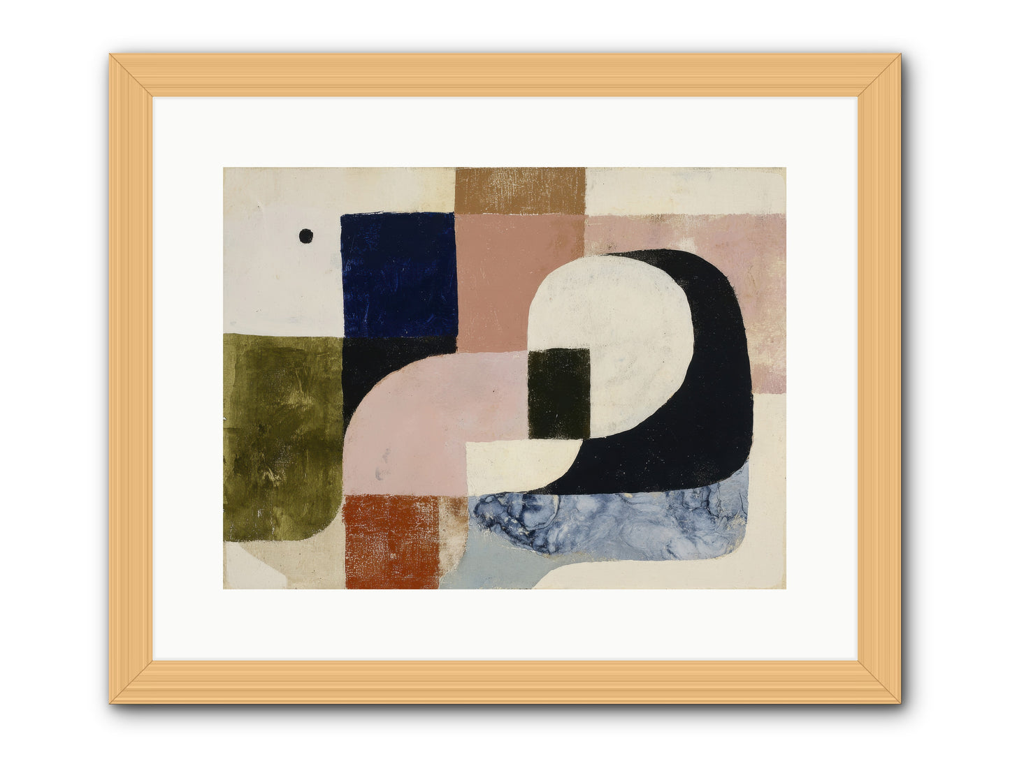 Obsidian Quest No.2 -- Framed Print - Natural 16x12