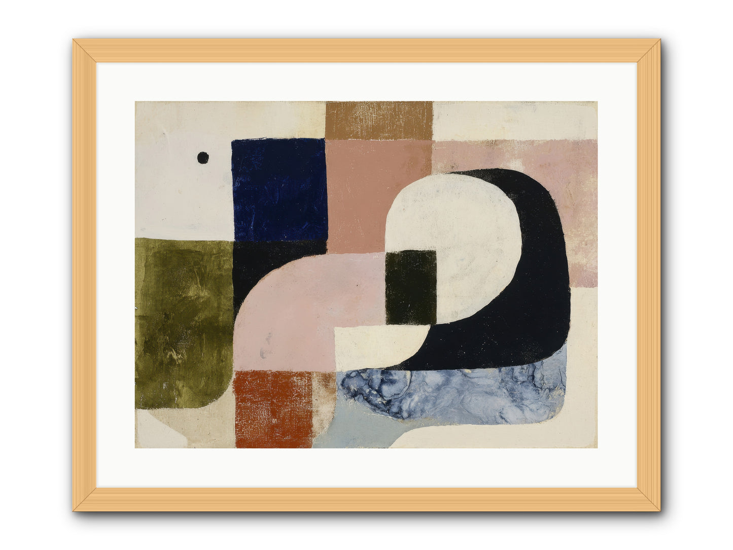 Obsidian Quest No.2 -- Framed Print - Natural 24x18