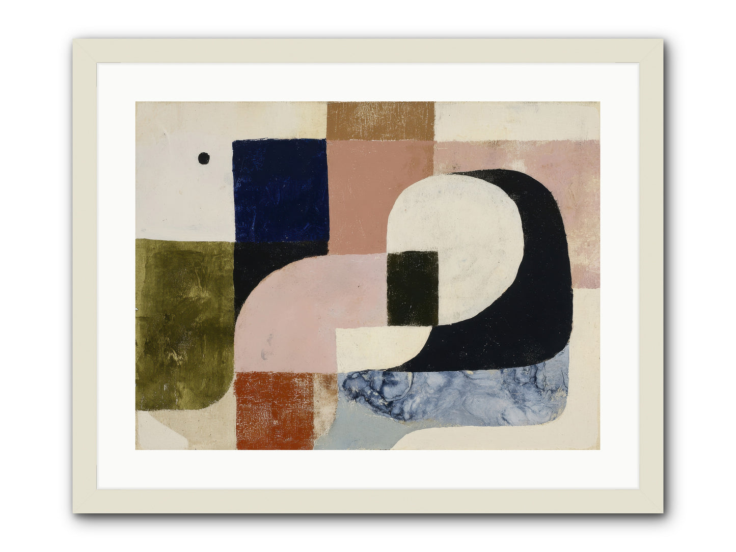 Obsidian Quest No.2 -- Framed Print - White 24x18