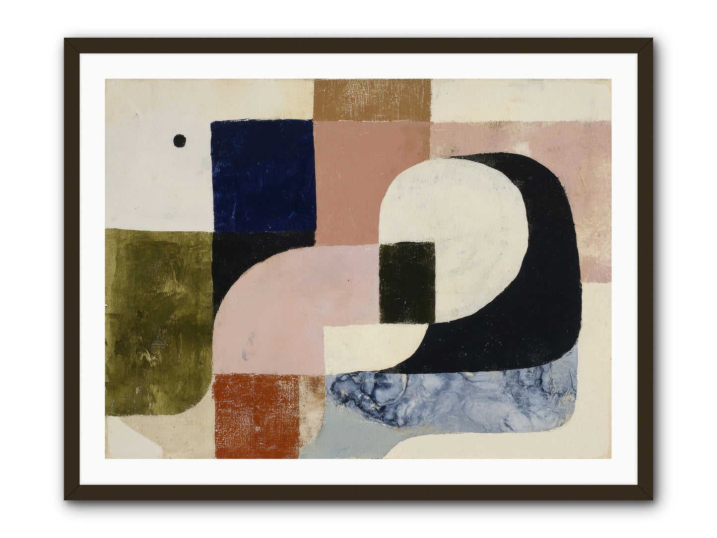Obsidian Quest No.2 -- Framed Print - Black 40x30