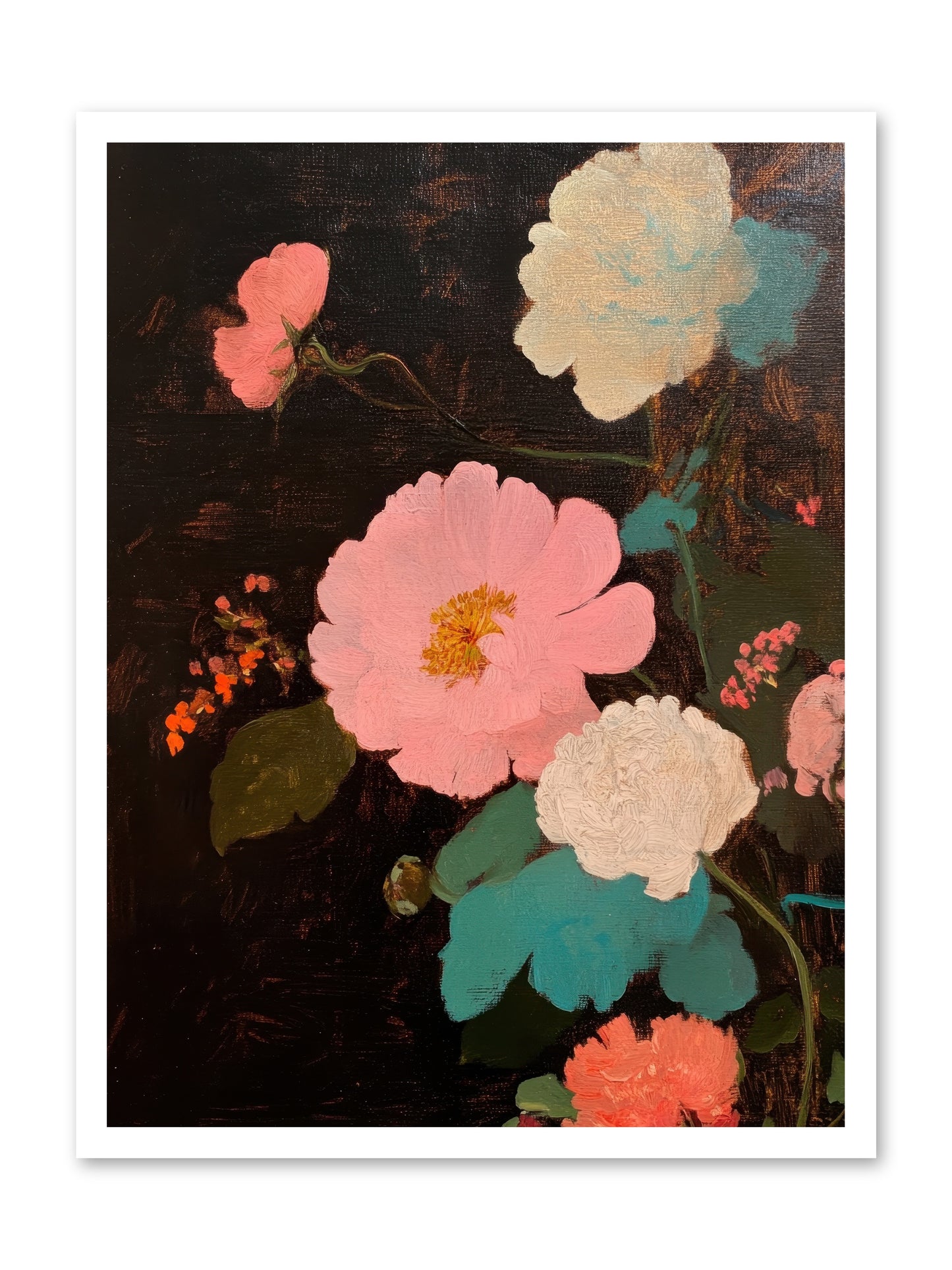 Obsidian garden -- Paper Print 24x32