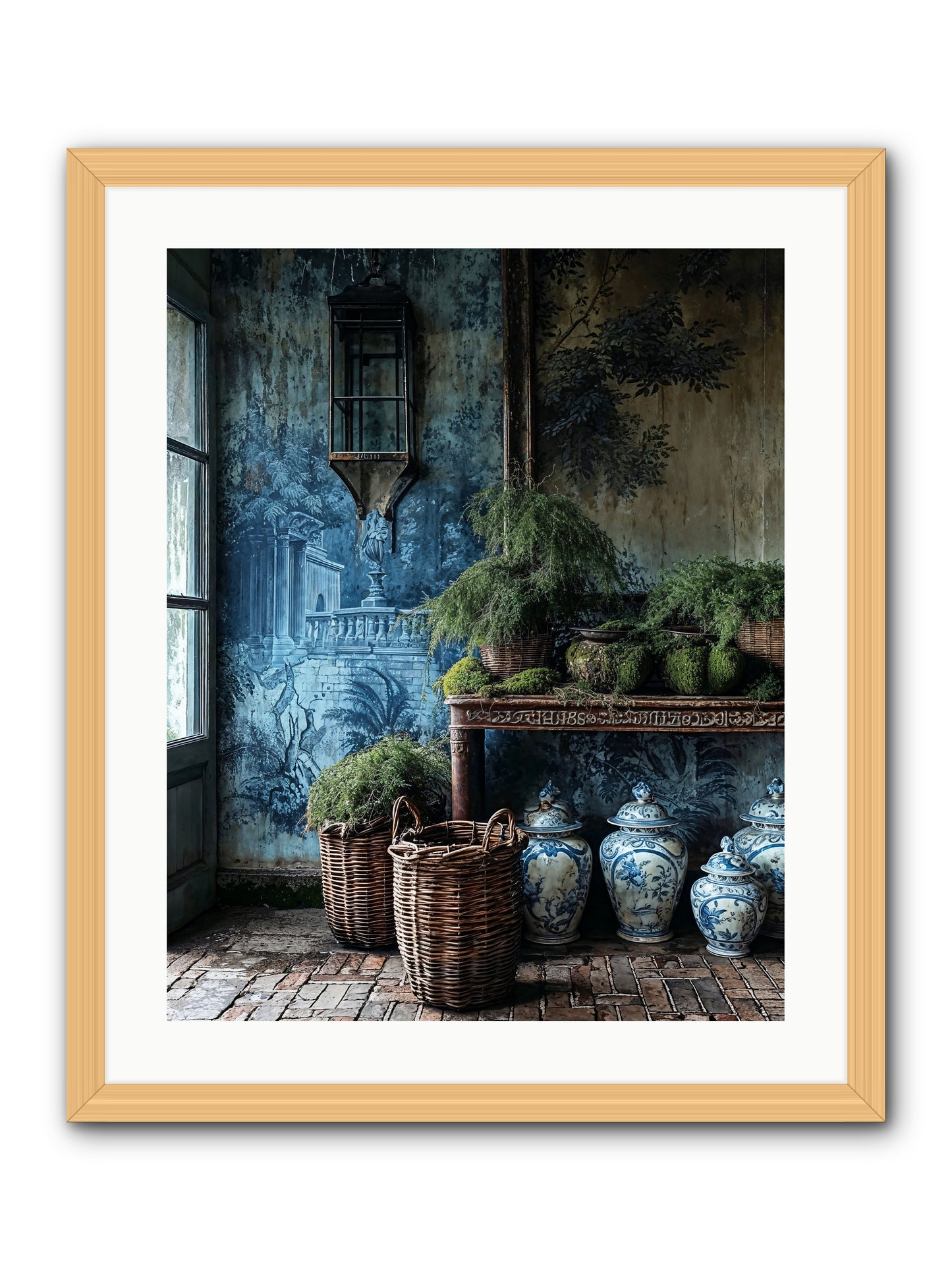 Obsolete -- Framed Print - Natural 20x25