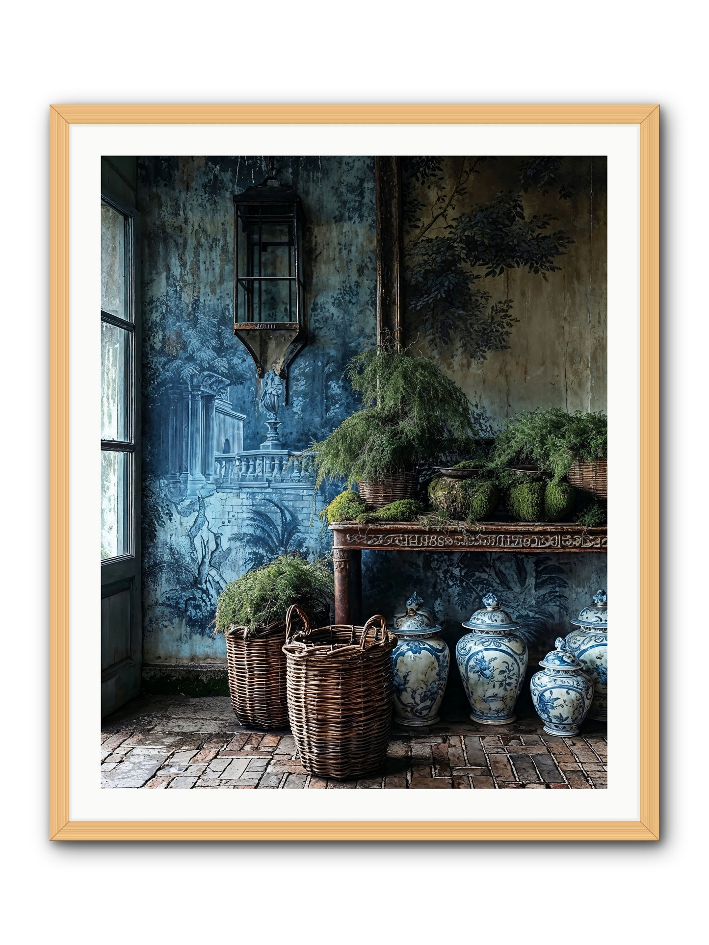 Obsolete -- Framed Print - Natural 32x40