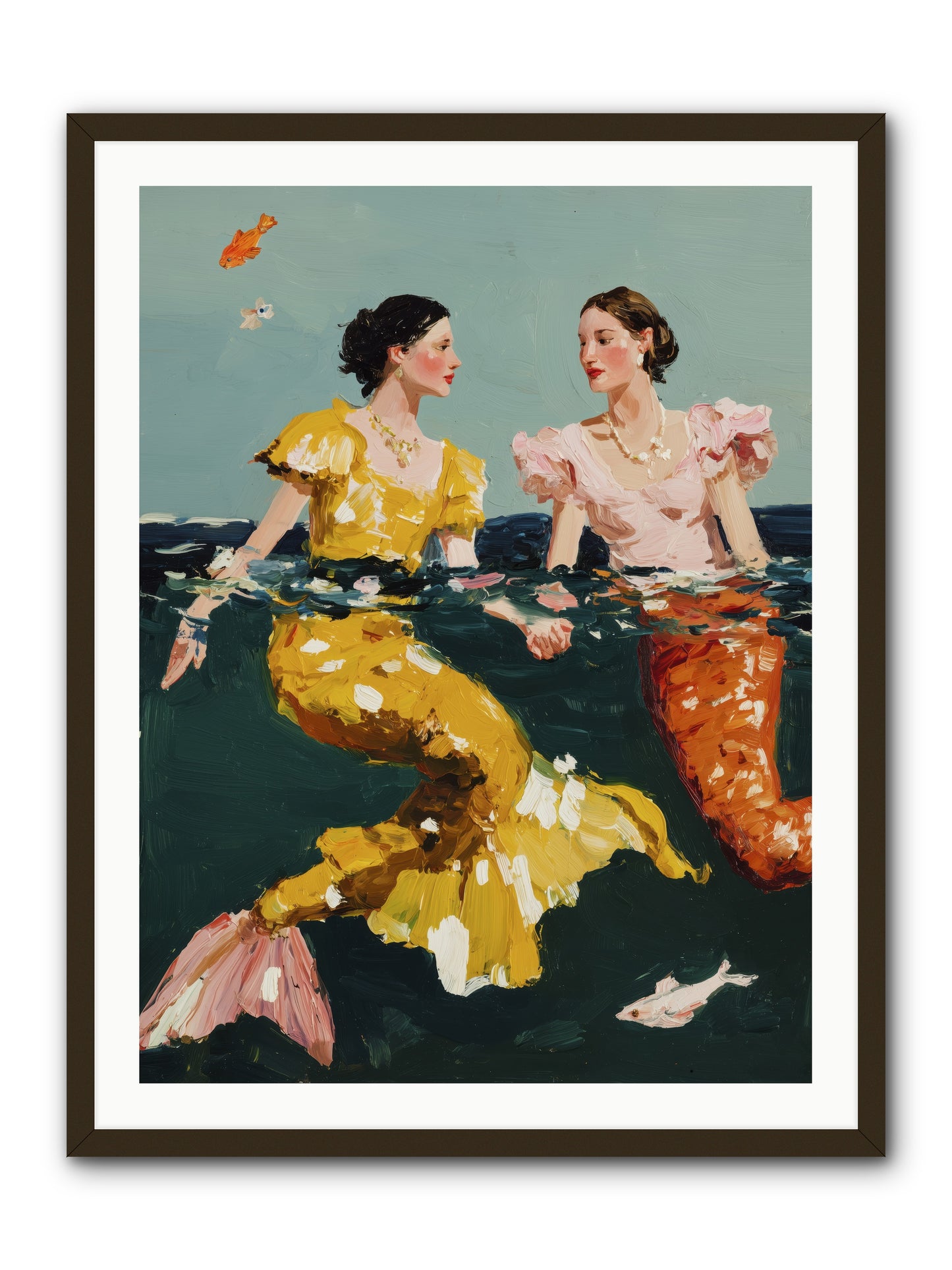 Ocean Daughters -- Framed Print - Black 30x40