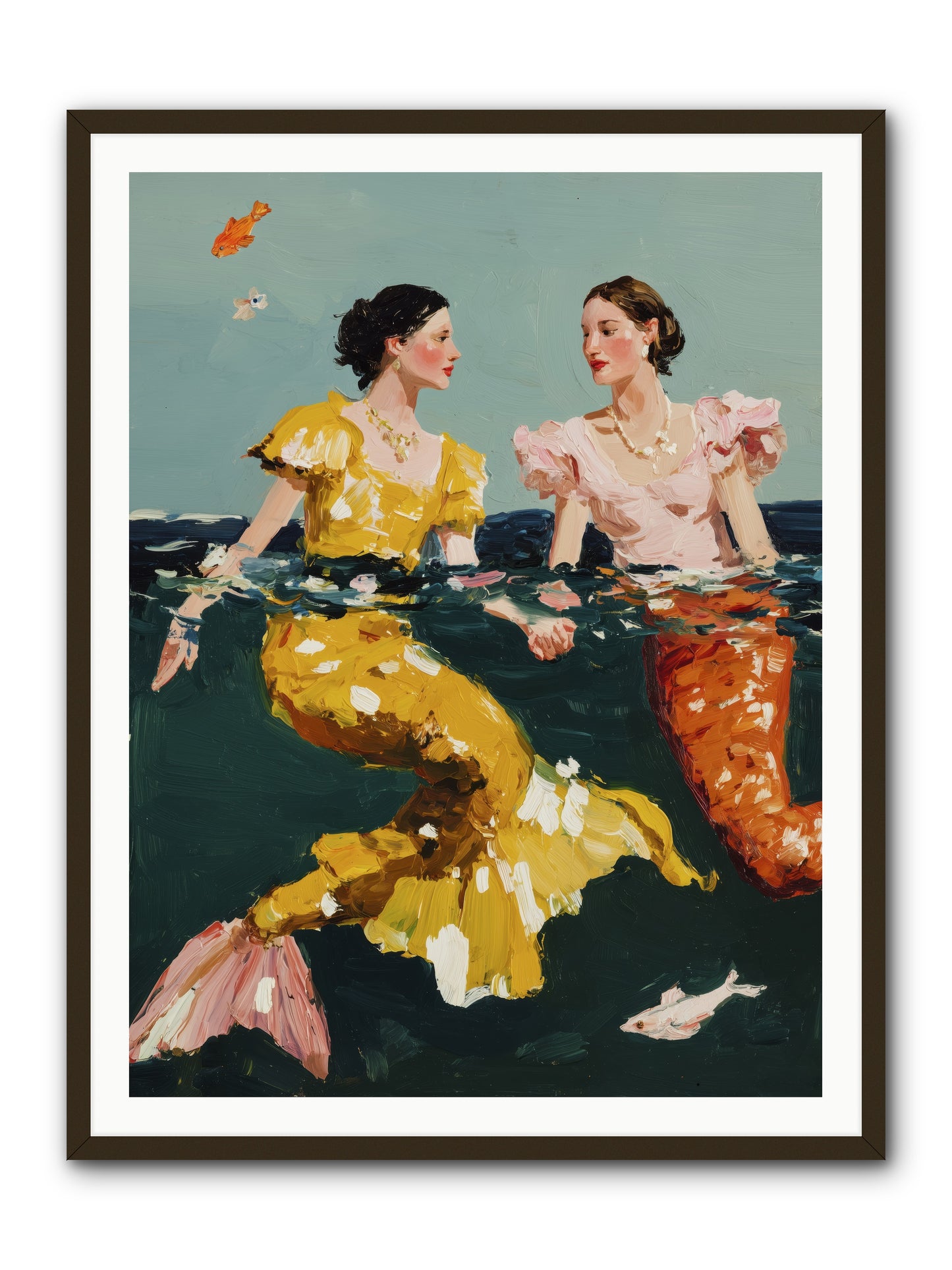 Ocean Daughters -- Framed Print - Black 36x48