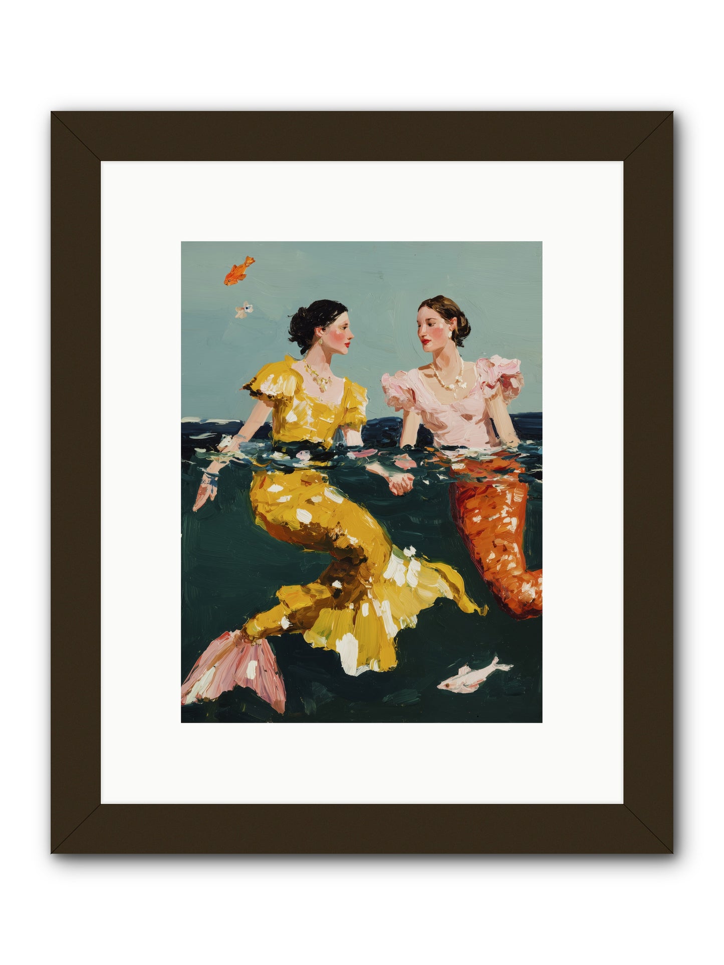 Ocean Daughters -- Framed Print - Black 9x12