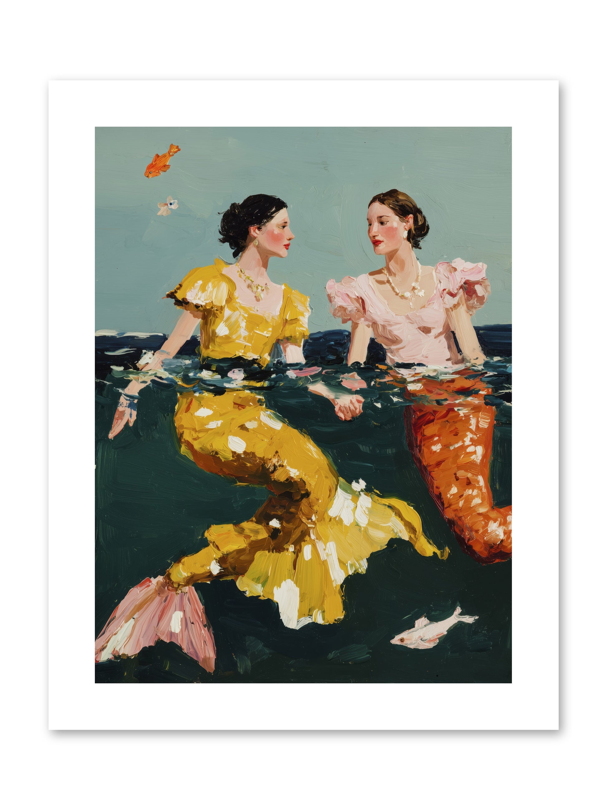Ocean Daughters -- Paper Print 9x12