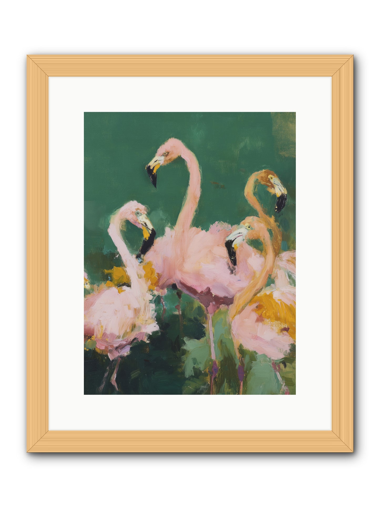 Ocean Meets Sky -- Framed Print - Natural 12x16