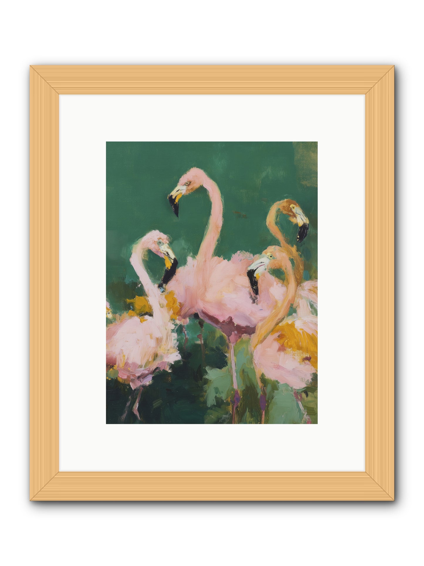 Ocean Meets Sky -- Framed Print - Natural 9x12