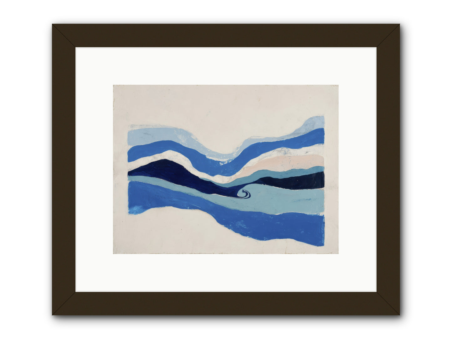 Ocean Reckoning -- Framed Print - Black 12x9