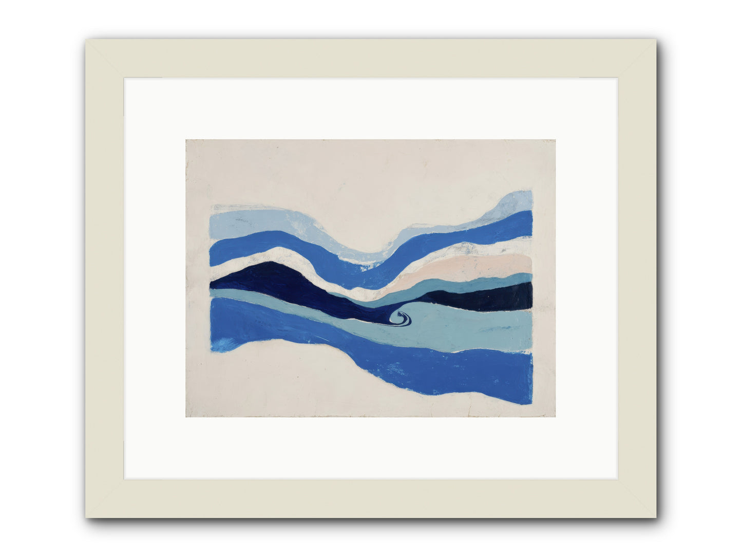 Ocean Reckoning -- Framed Print - White 12x9
