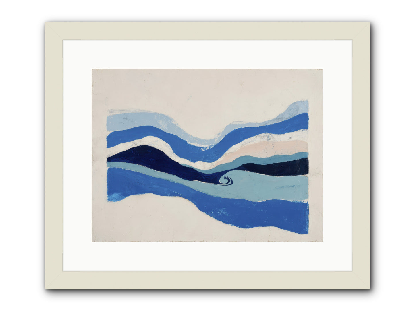 Ocean Reckoning -- Framed Print - White 16x12