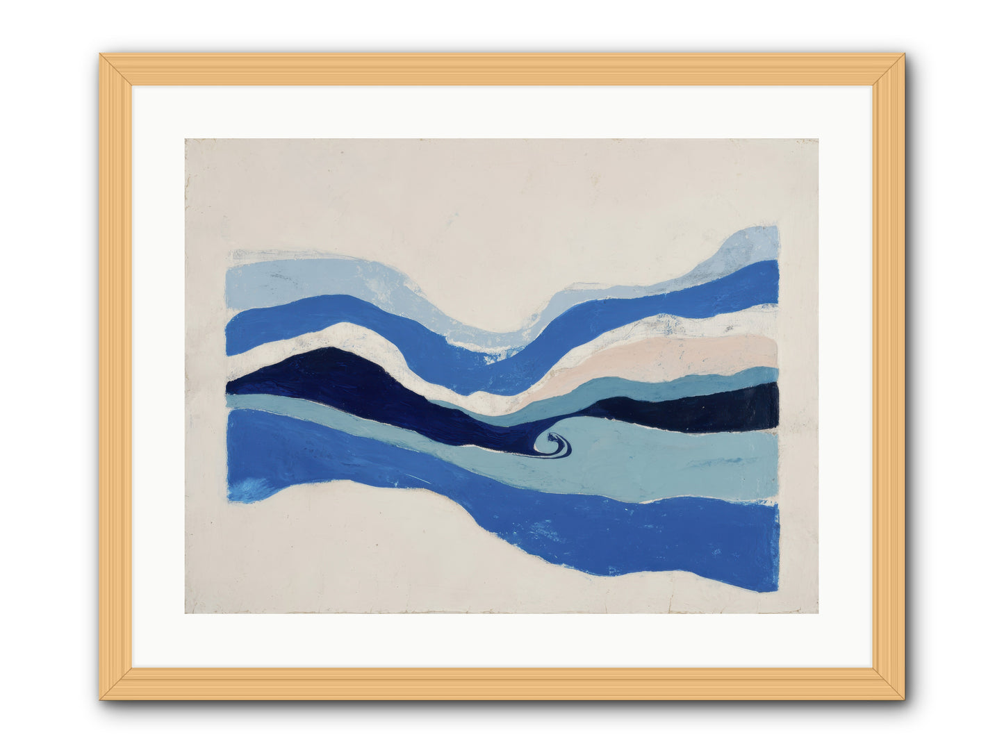 Ocean Reckoning -- Framed Print - Natural 24x18