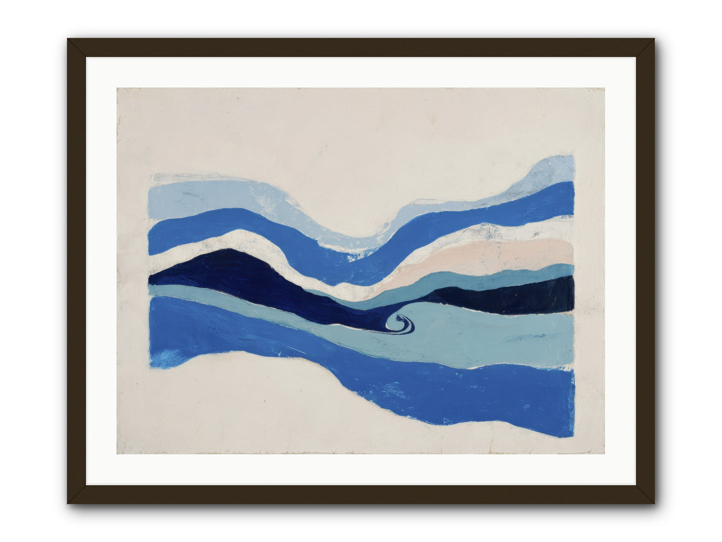 Ocean Reckoning -- Framed Print - Black 32x24