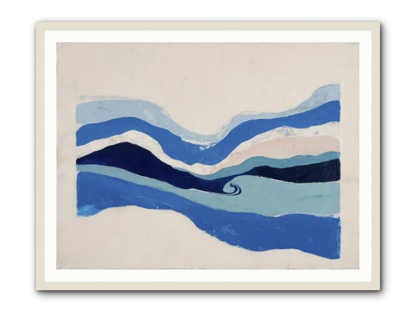 Ocean Reckoning -- Framed Print - White 48x36