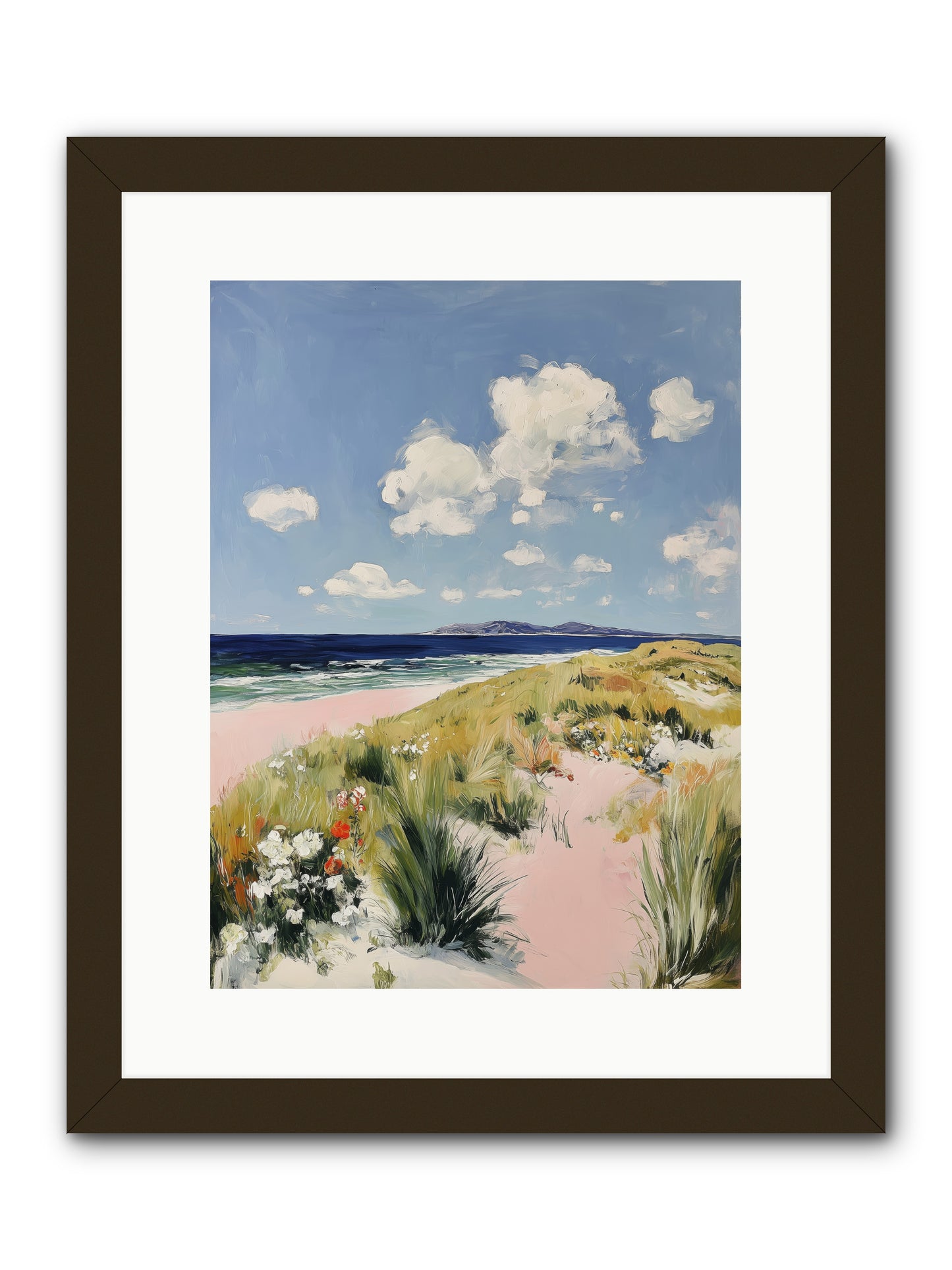 Ocean Vista -- Framed Print - Black 12x16