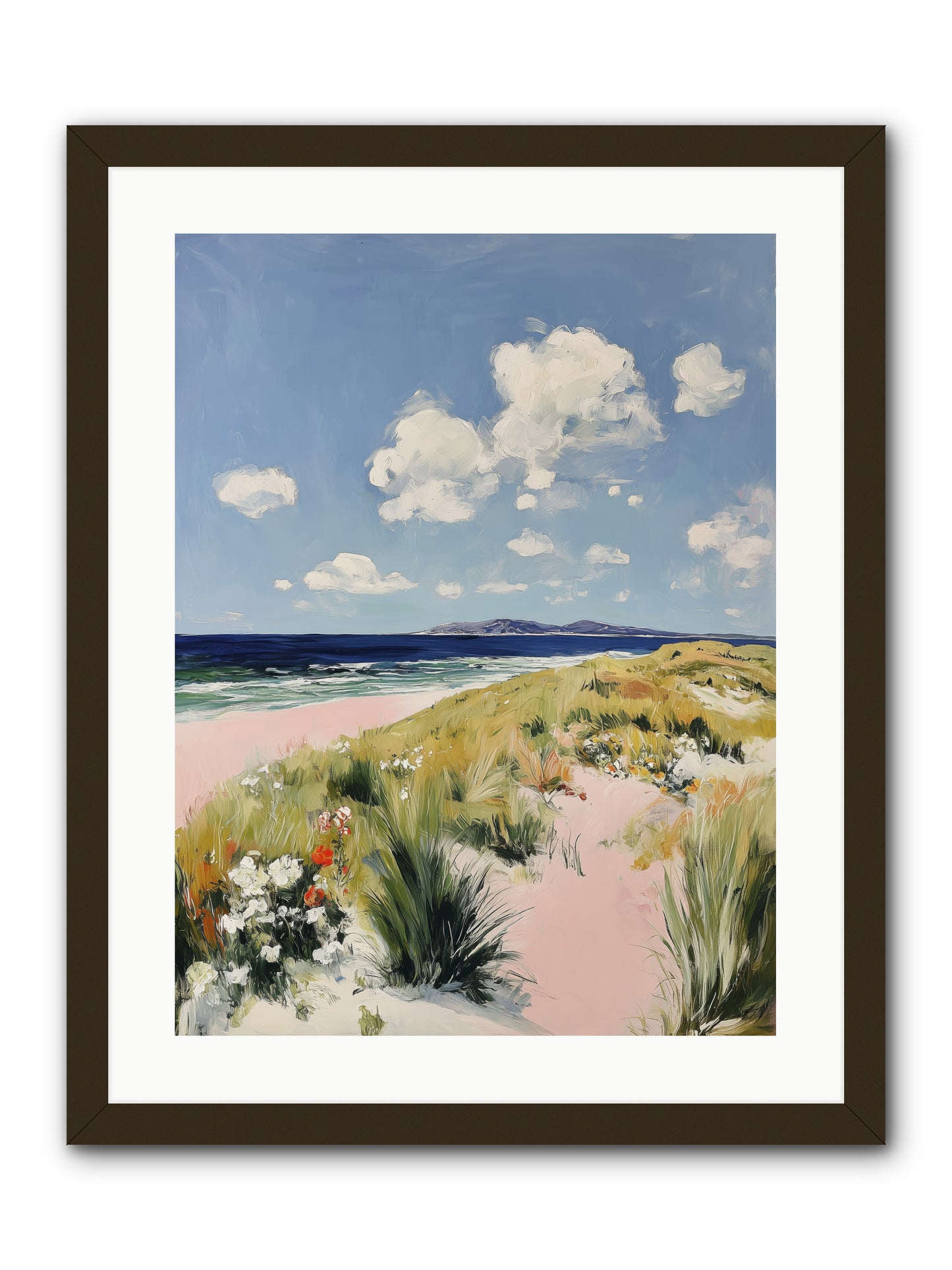 Ocean Vista -- Framed Print - Black 18x24