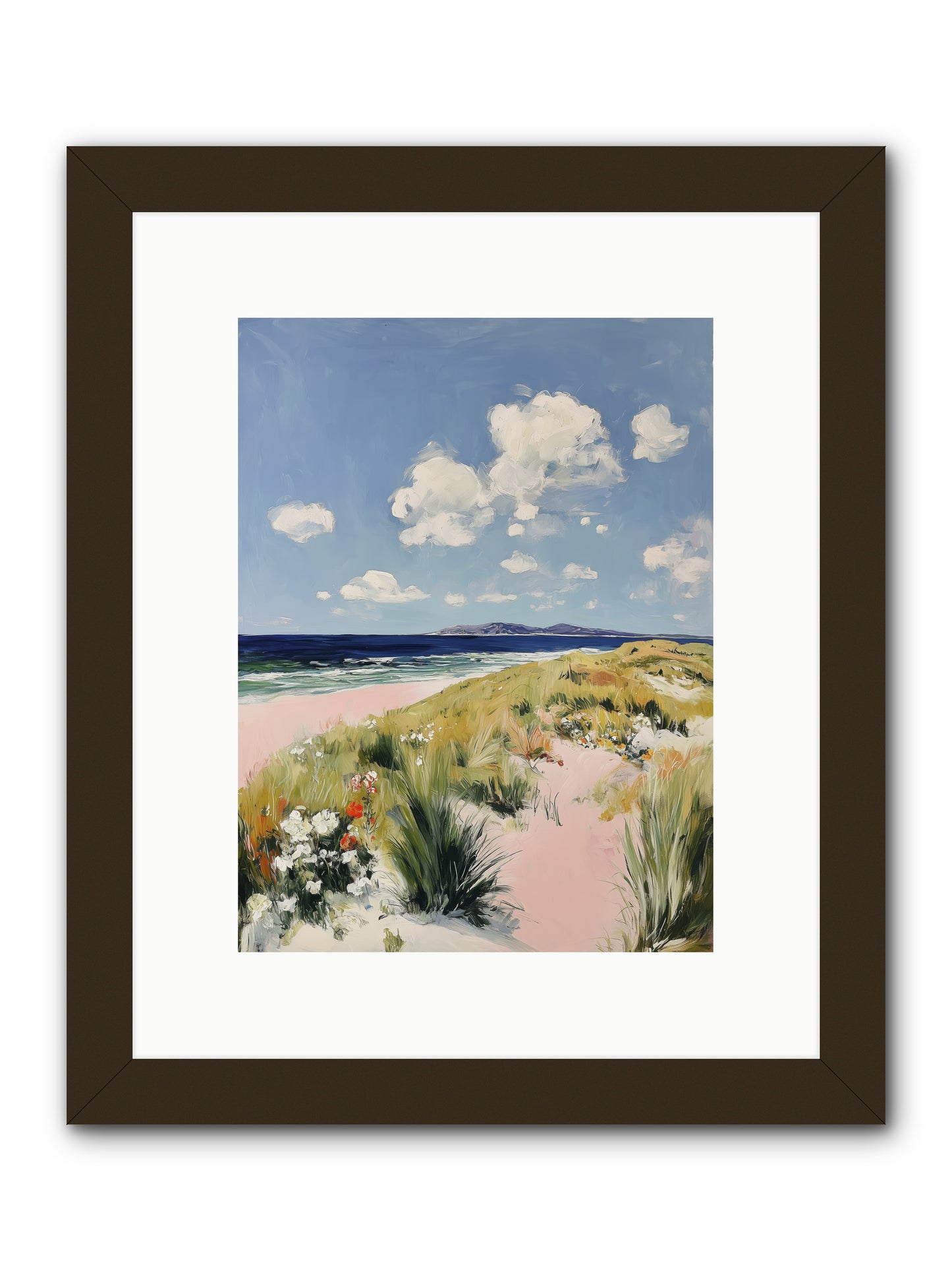 Ocean Vista -- Framed Print - Black 9x12