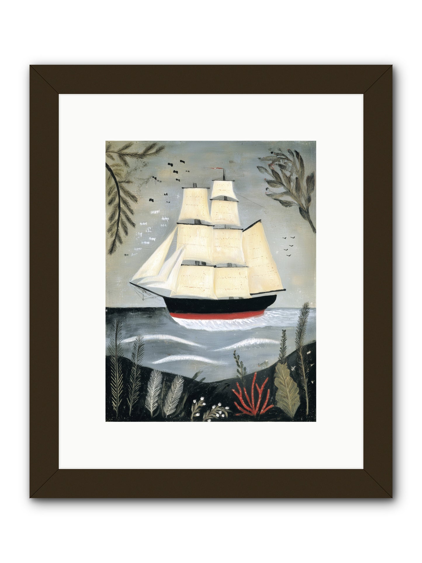 Ocean Whisper -- Framed Print - Black 9x12