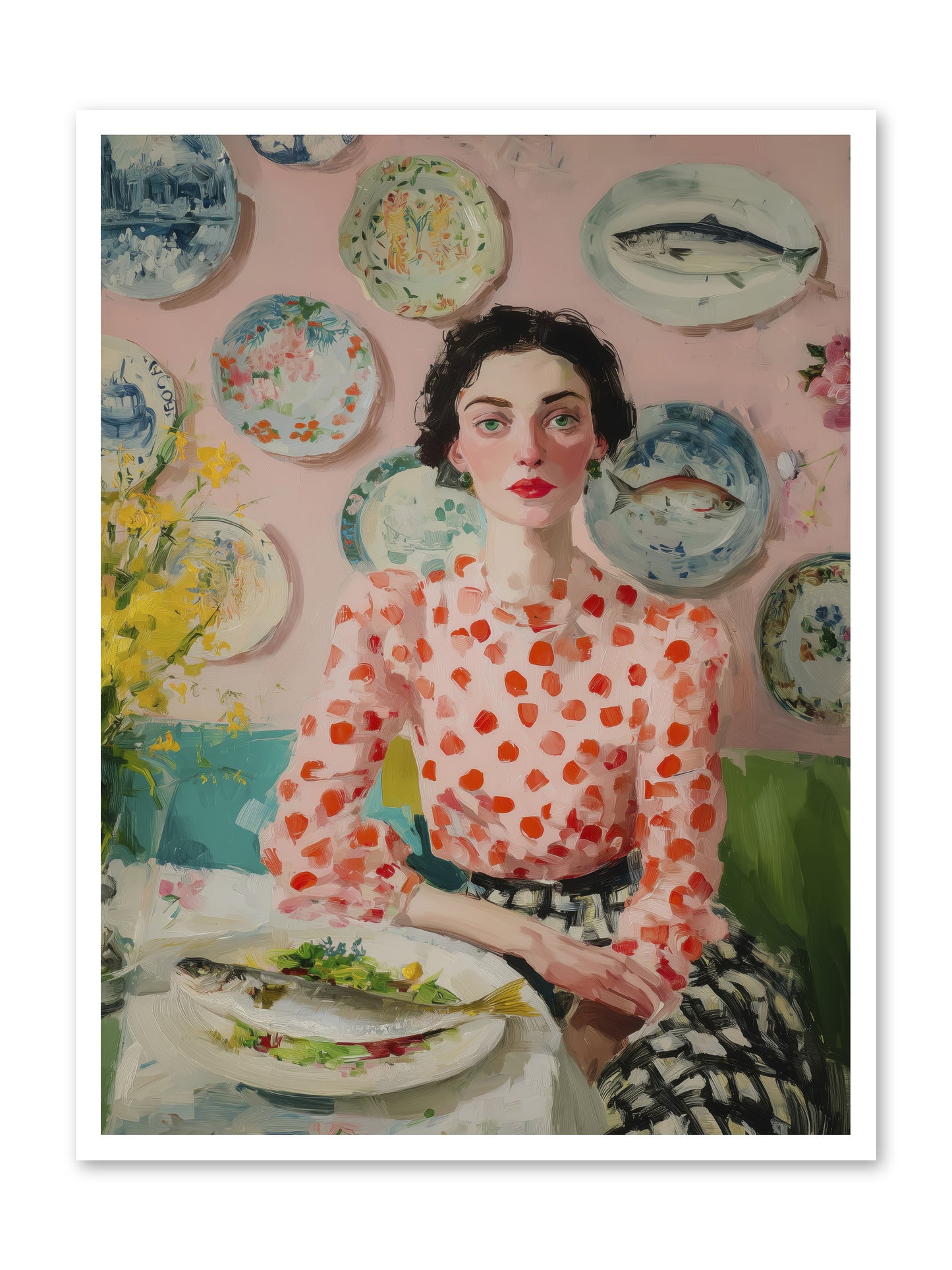 Ocean to Table -- Loose Canvas Print 30x40