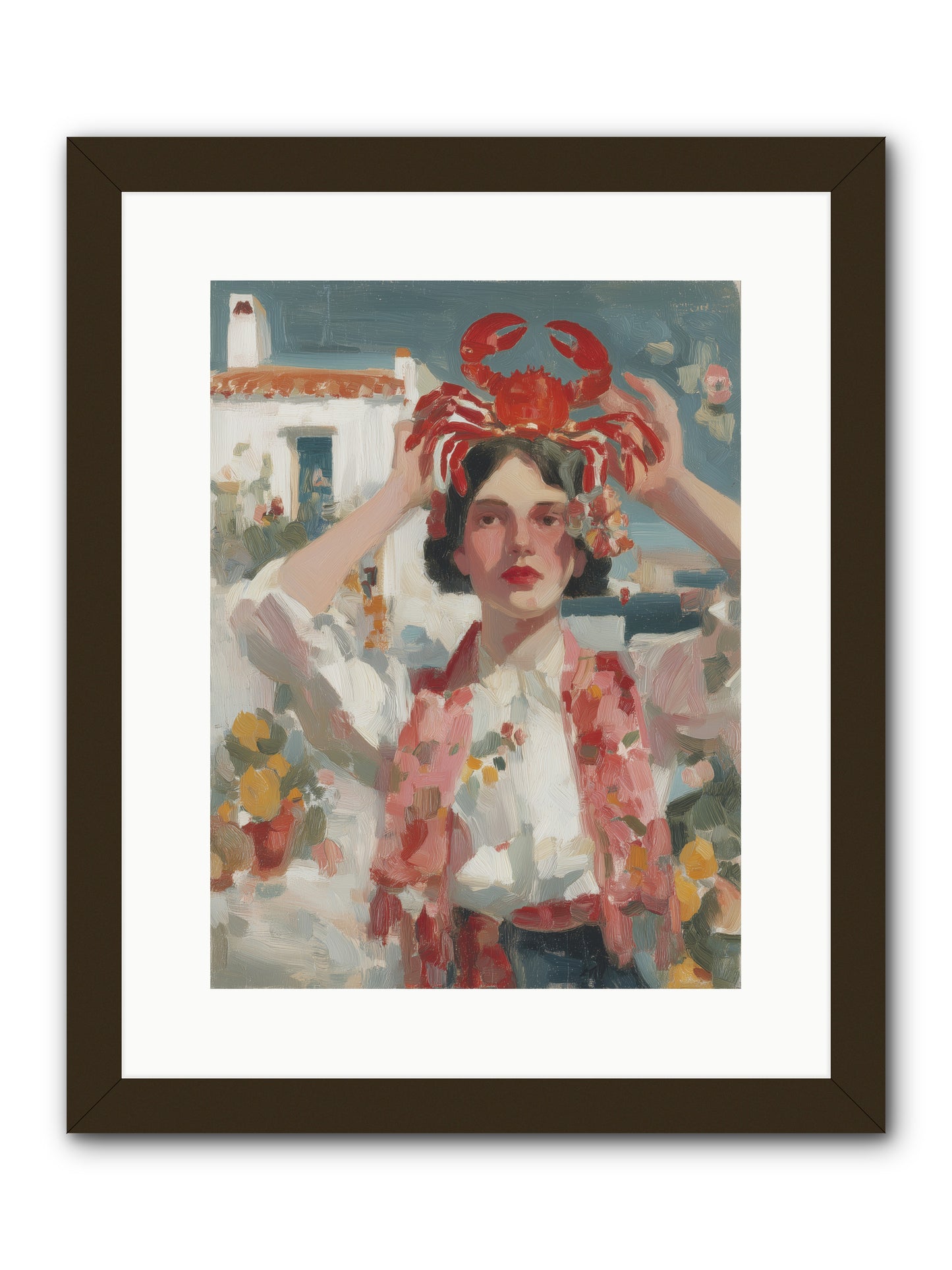 Oceanic Attitude -- Framed Print - Black 12x16