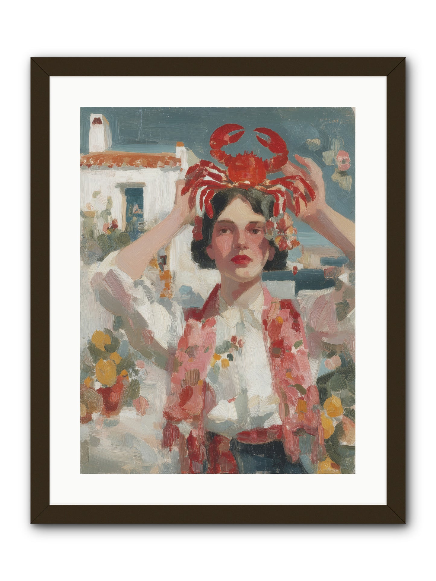 Oceanic Attitude -- Framed Print - Black 18x24