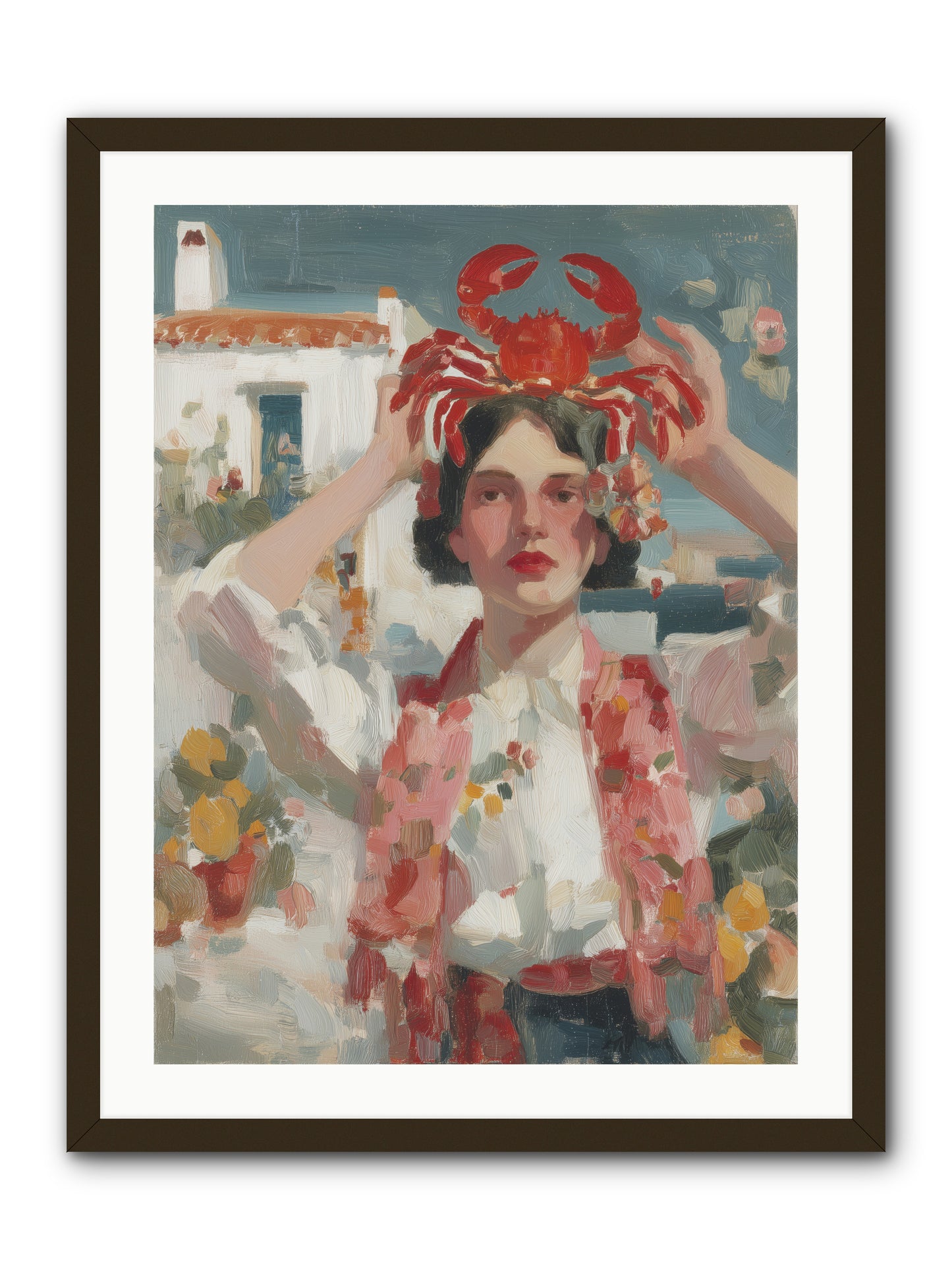 Oceanic Attitude -- Framed Print - Black 24x32