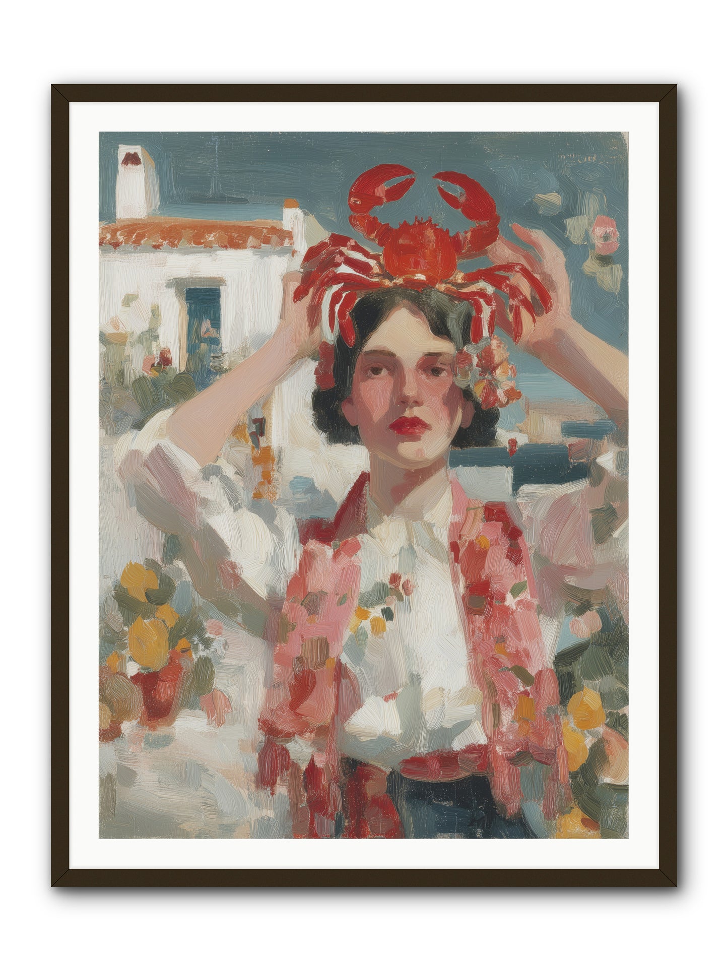 Oceanic Attitude -- Framed Print - Black 36x48