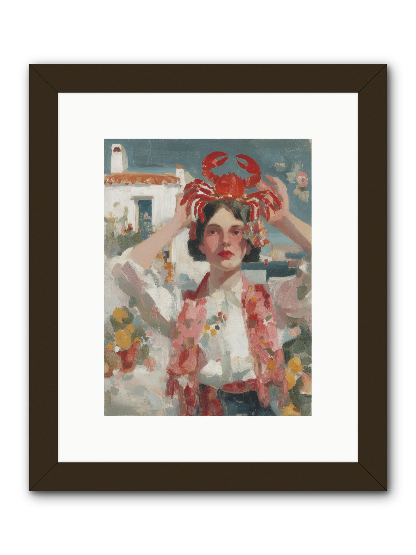 Oceanic Attitude -- Framed Print - Black 9x12