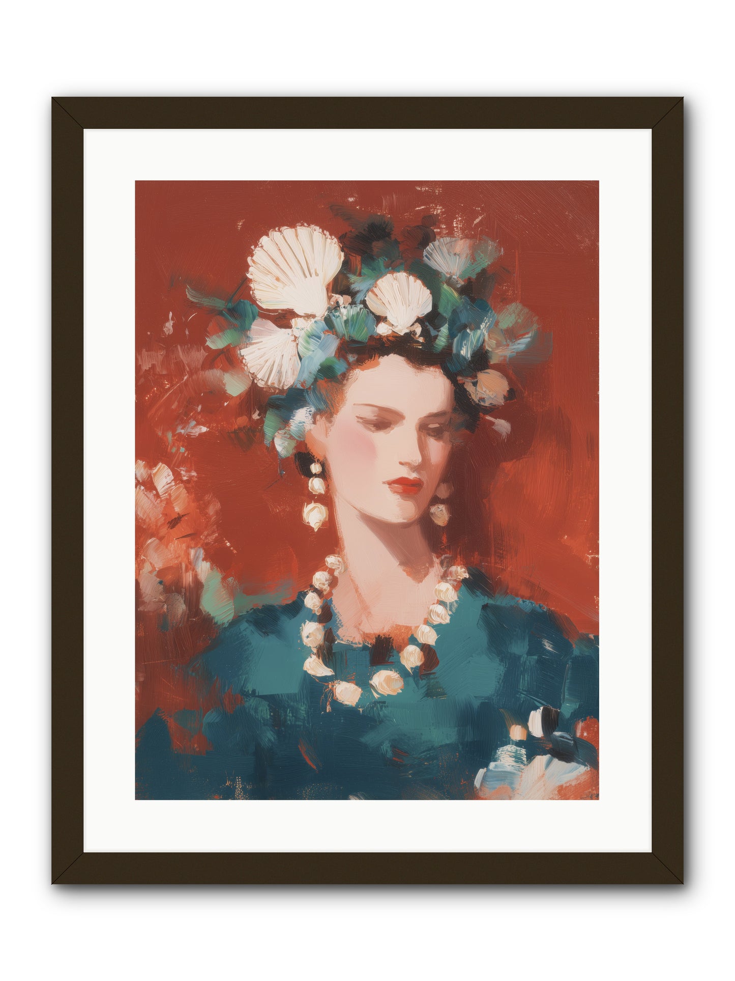 Oceanic Empress -- Framed Print - Black 18x24