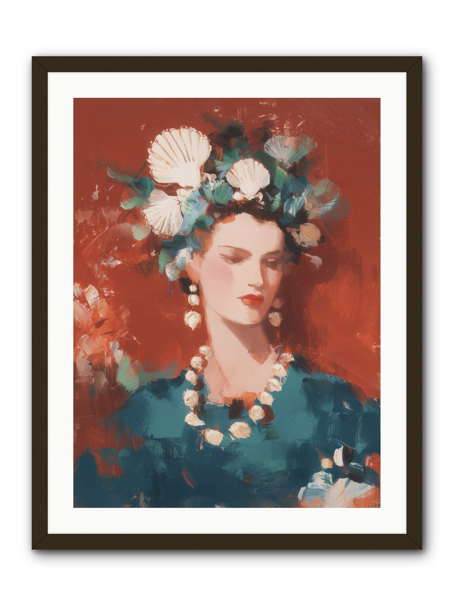 Oceanic Empress -- Framed Print - Black 24x32